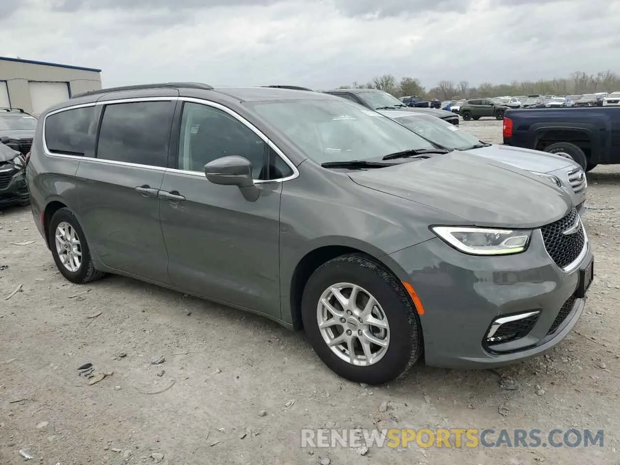 4 fotografías del automóvil dañado 2C4RC1BG9NR113943 CHRYSLER PACIFICA 2022