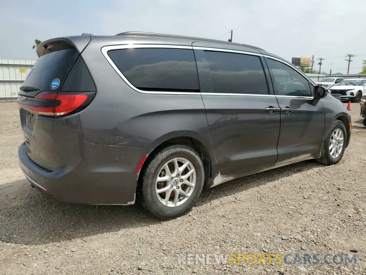 3 fotografías del automóvil dañado 2C4RC1BG9NR115448 CHRYSLER PACIFICA 2022