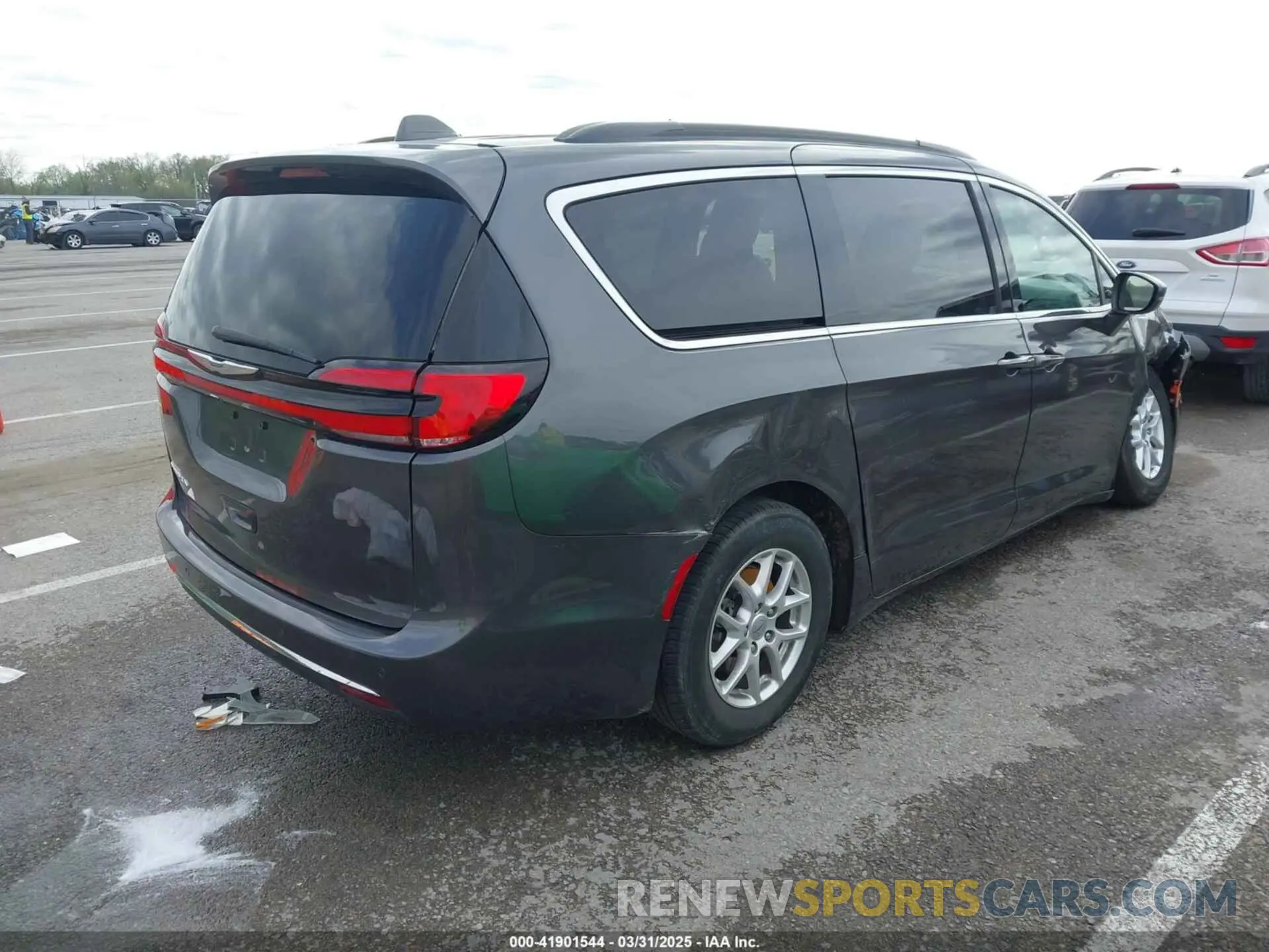 4 fotografías del automóvil dañado 2C4RC1BG9NR118107 CHRYSLER PACIFICA 2022