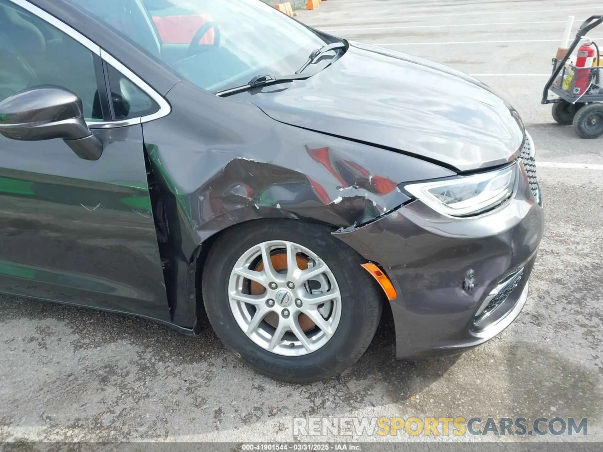 6 fotografías del automóvil dañado 2C4RC1BG9NR118107 CHRYSLER PACIFICA 2022