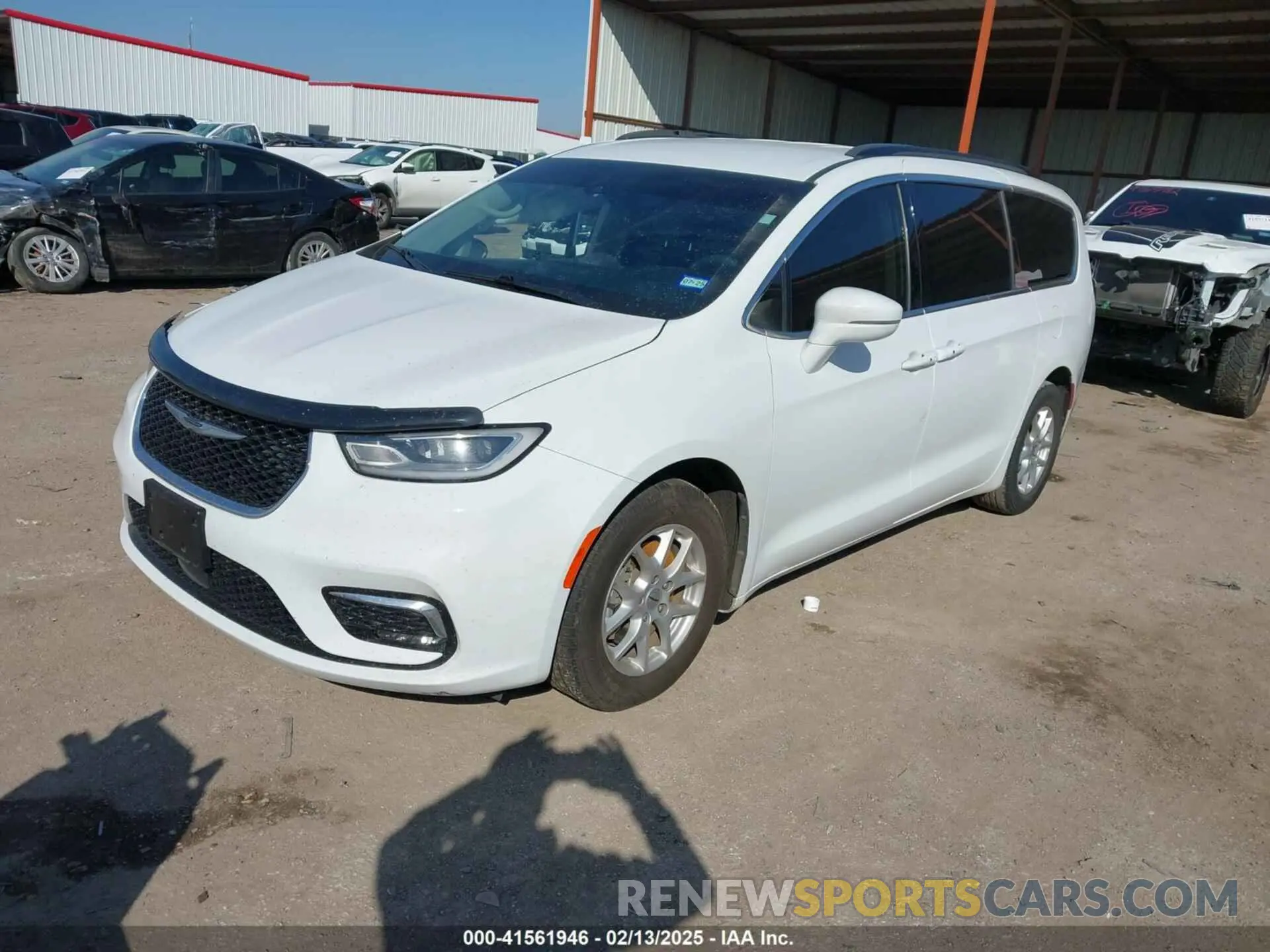 2 fotografías del automóvil dañado 2C4RC1BG9NR140561 CHRYSLER PACIFICA 2022