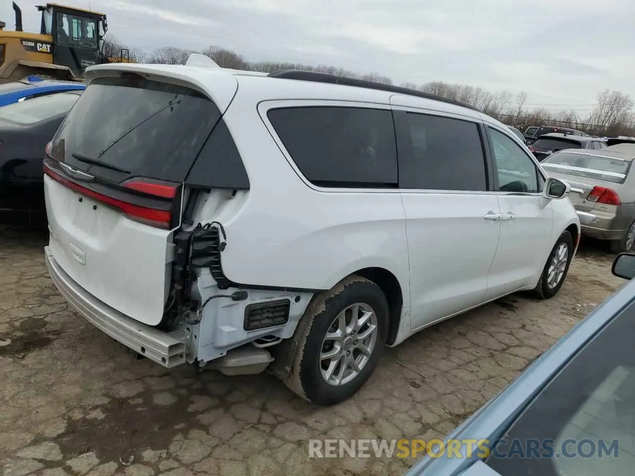 3 fotografías del automóvil dañado 2C4RC1BG9NR233922 CHRYSLER PACIFICA 2022