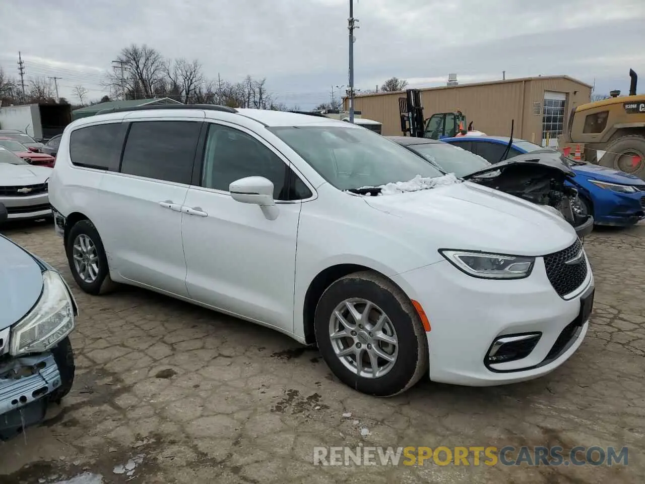 4 fotografías del automóvil dañado 2C4RC1BG9NR233922 CHRYSLER PACIFICA 2022