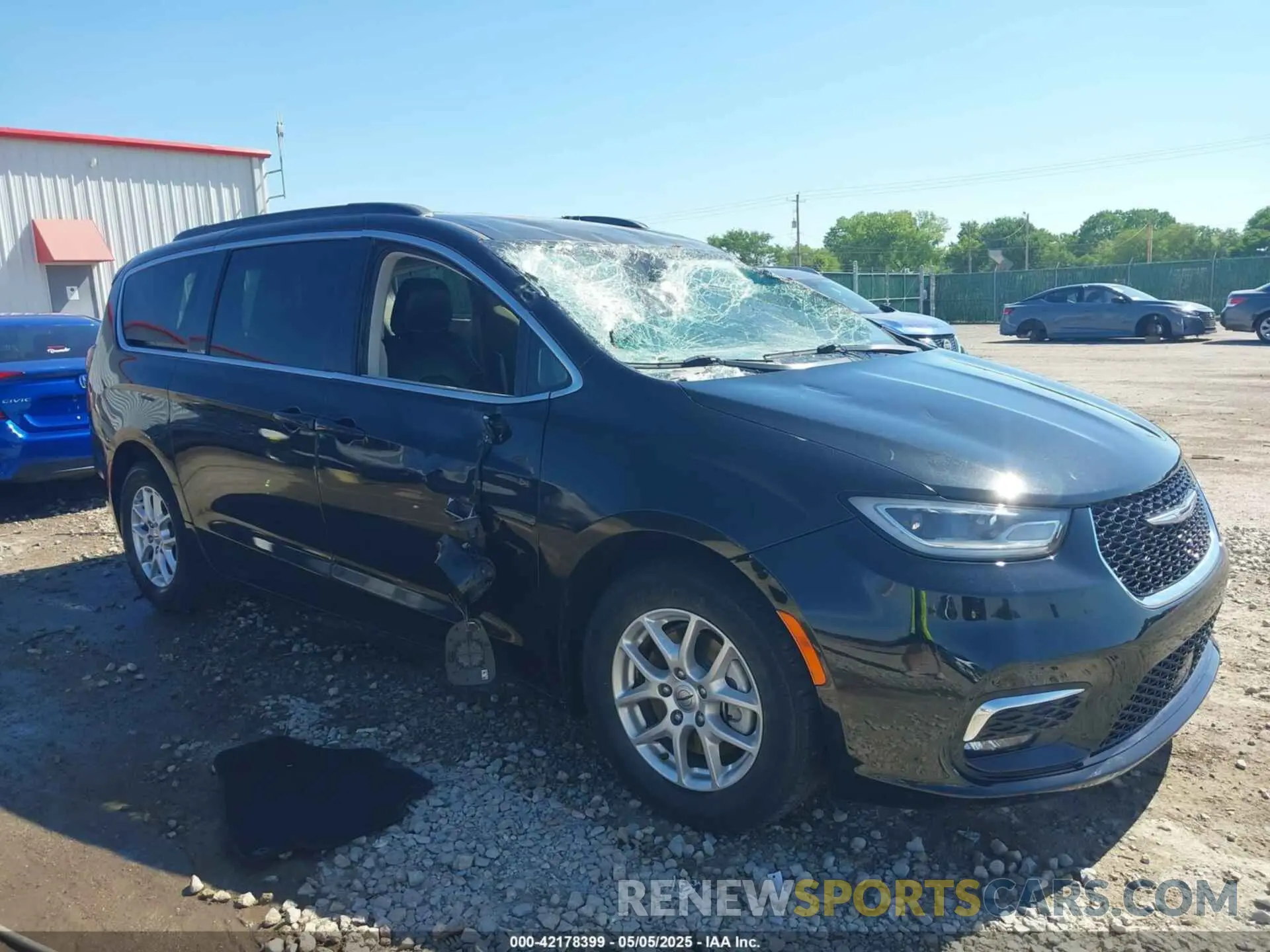 1 fotografías del automóvil dañado 2C4RC1BGXNR142495 CHRYSLER PACIFICA 2022