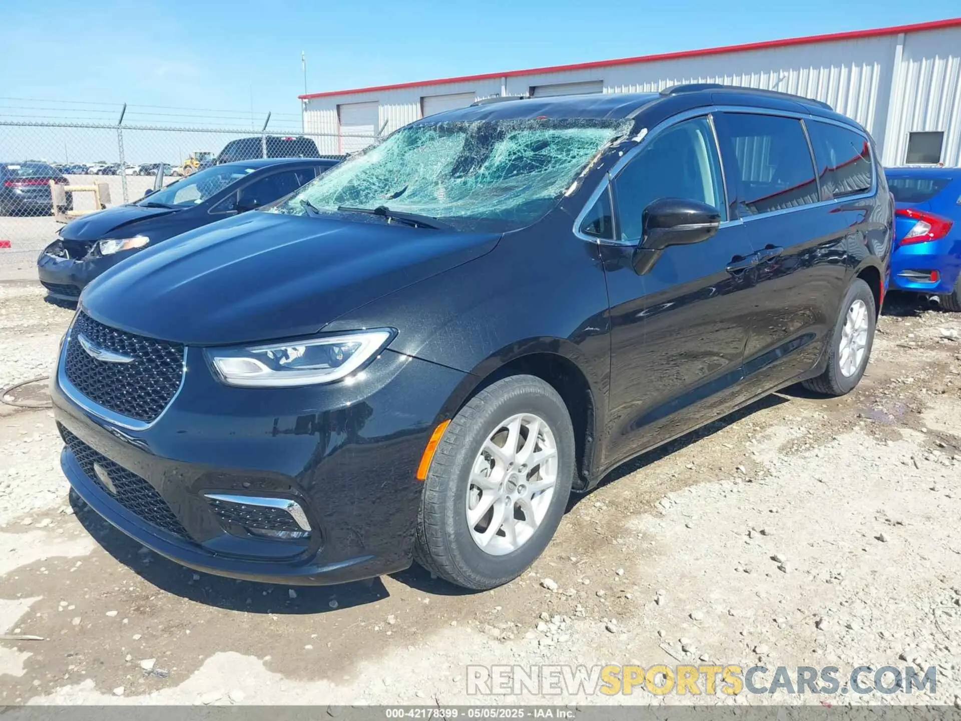 2 fotografías del automóvil dañado 2C4RC1BGXNR142495 CHRYSLER PACIFICA 2022