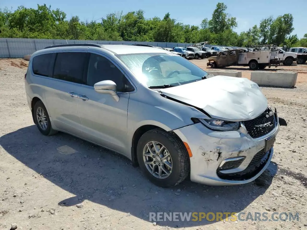 4 fotografías del automóvil dañado 2C4RC1FGXNR187964 CHRYSLER PACIFICA 2022