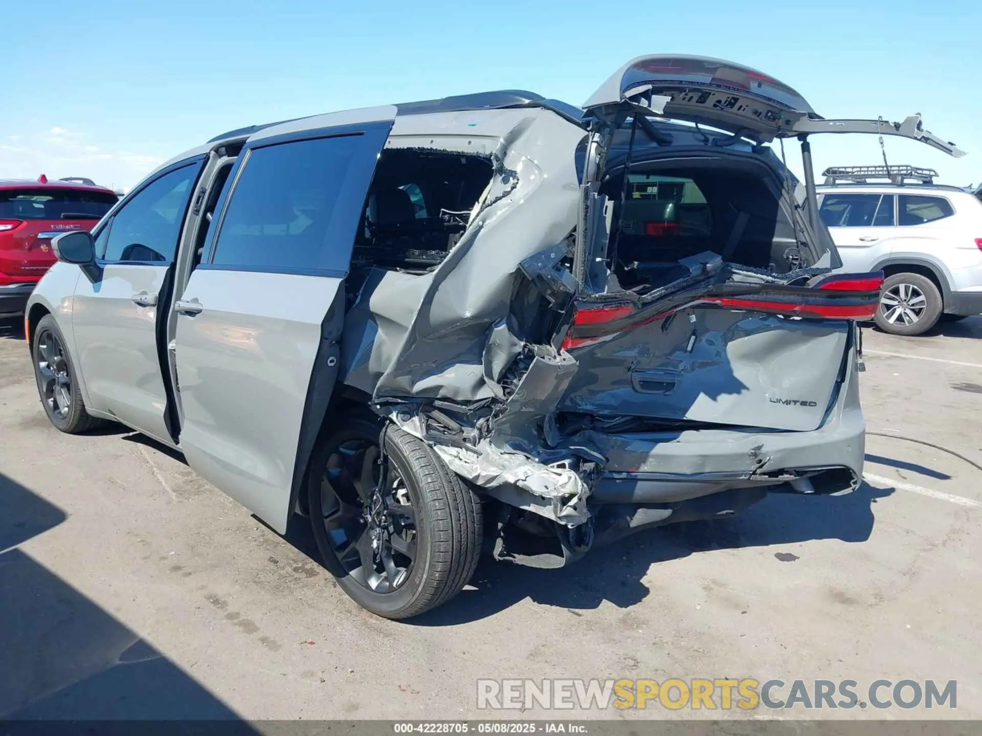 6 fotografías del automóvil dañado 2C4RC1GG0NR187714 CHRYSLER PACIFICA 2022