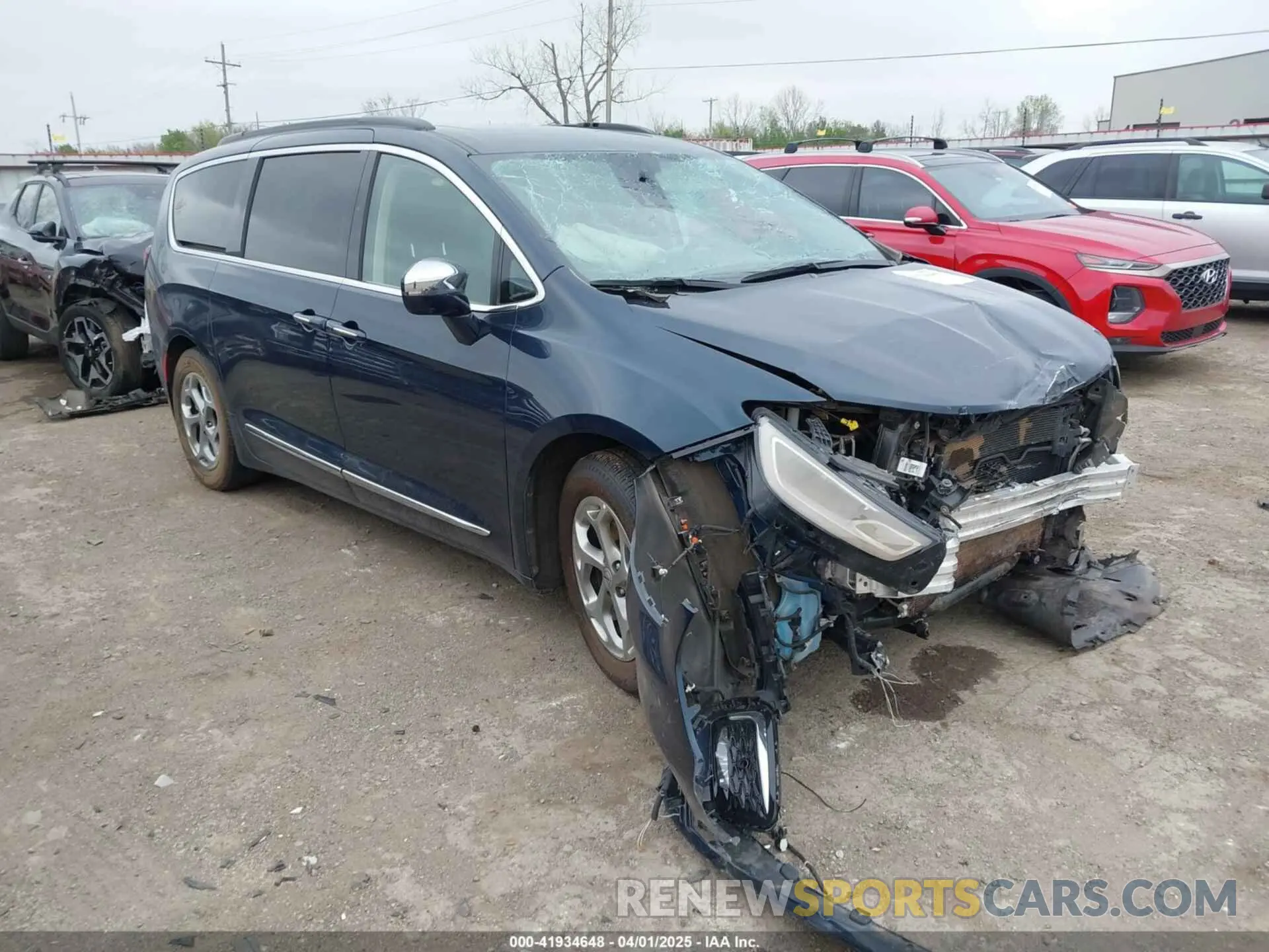 1 fotografías del automóvil dañado 2C4RC1GG4NR139407 CHRYSLER PACIFICA 2022