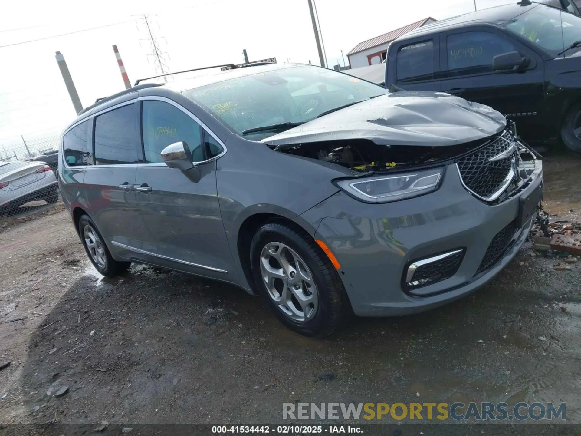 1 fotografías del automóvil dañado 2C4RC1GG5NR176000 CHRYSLER PACIFICA 2022