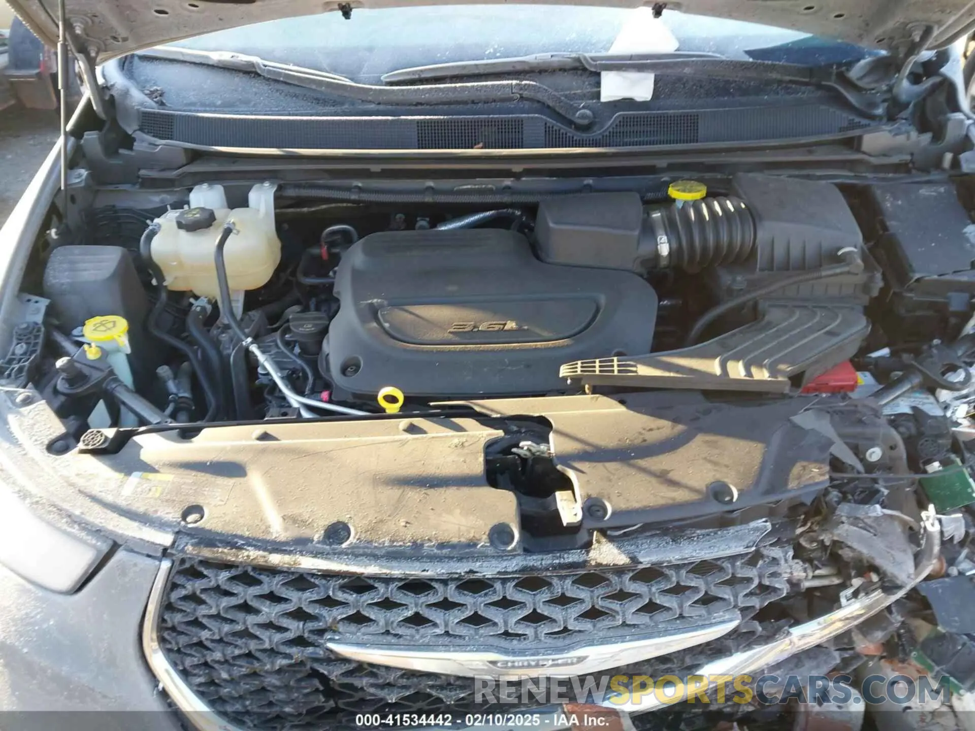 10 fotografías del automóvil dañado 2C4RC1GG5NR176000 CHRYSLER PACIFICA 2022