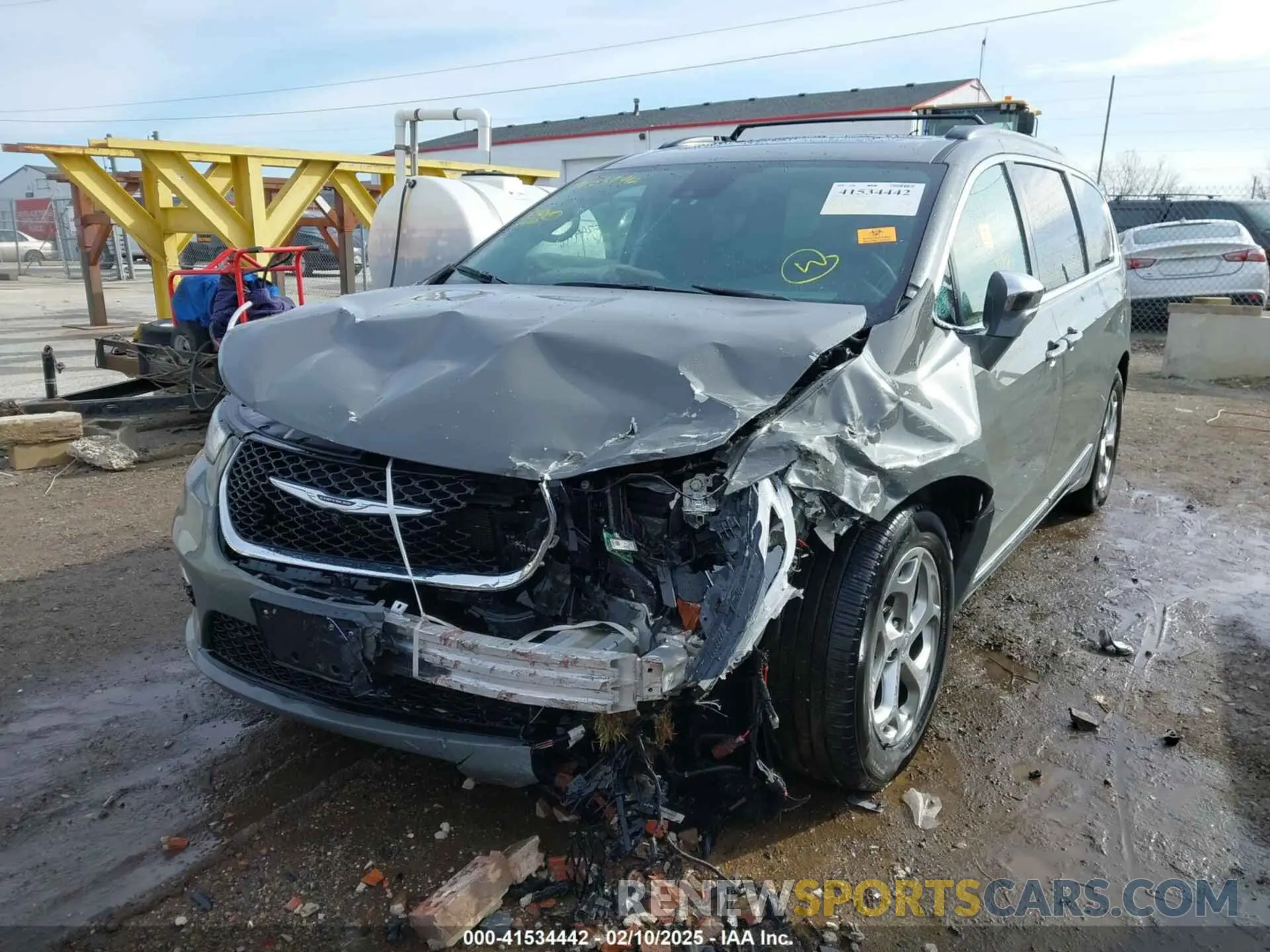 6 fotografías del automóvil dañado 2C4RC1GG5NR176000 CHRYSLER PACIFICA 2022