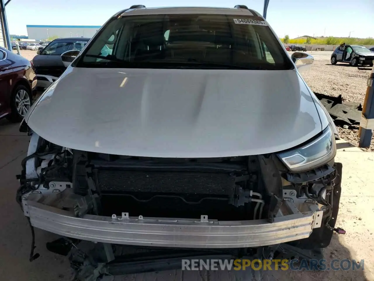 5 fotografías del automóvil dañado 2C4RC1GG5NR182427 CHRYSLER PACIFICA 2022