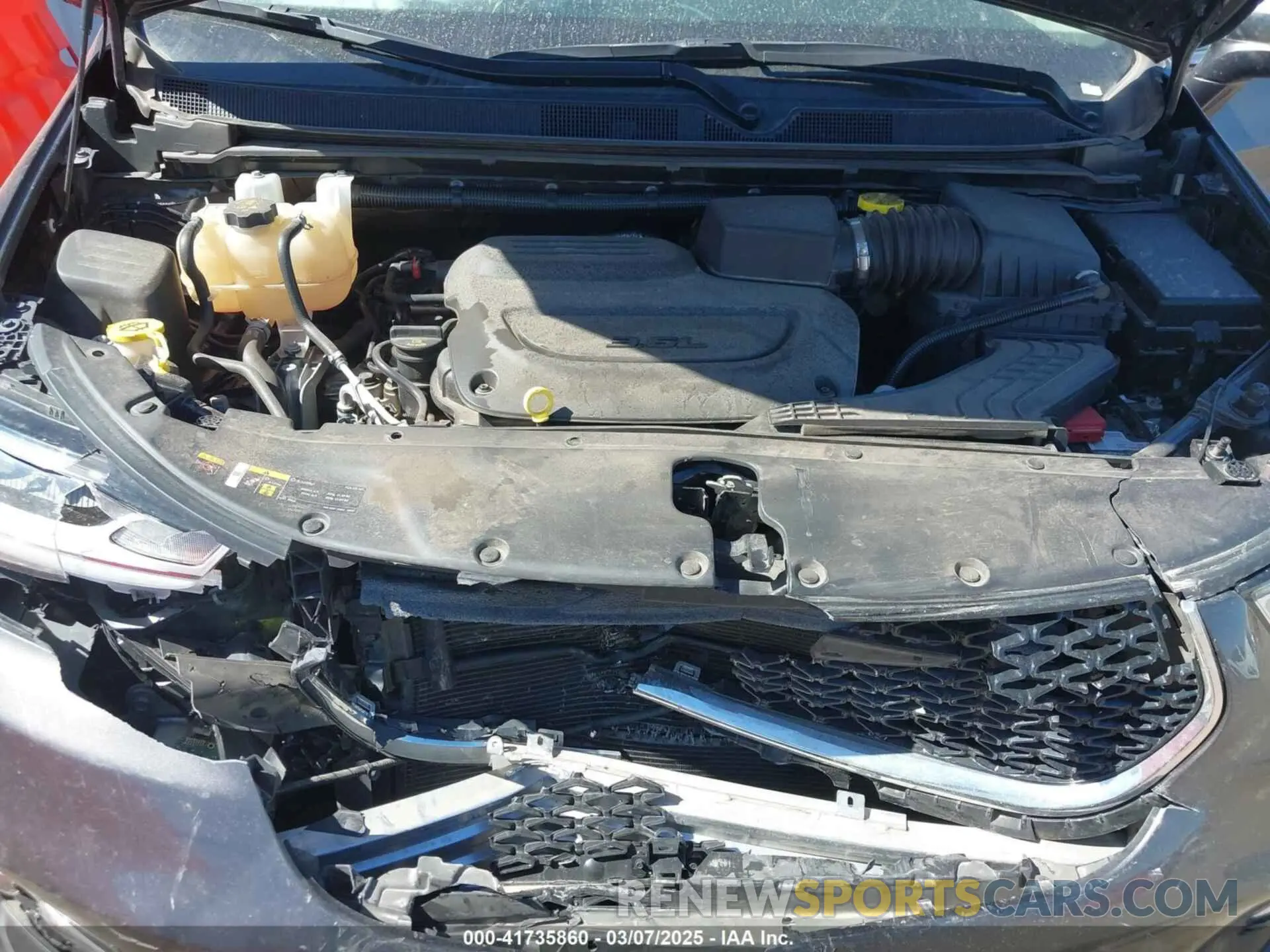 10 fotografías del automóvil dañado 2C4RC1GG6NR134127 CHRYSLER PACIFICA 2022