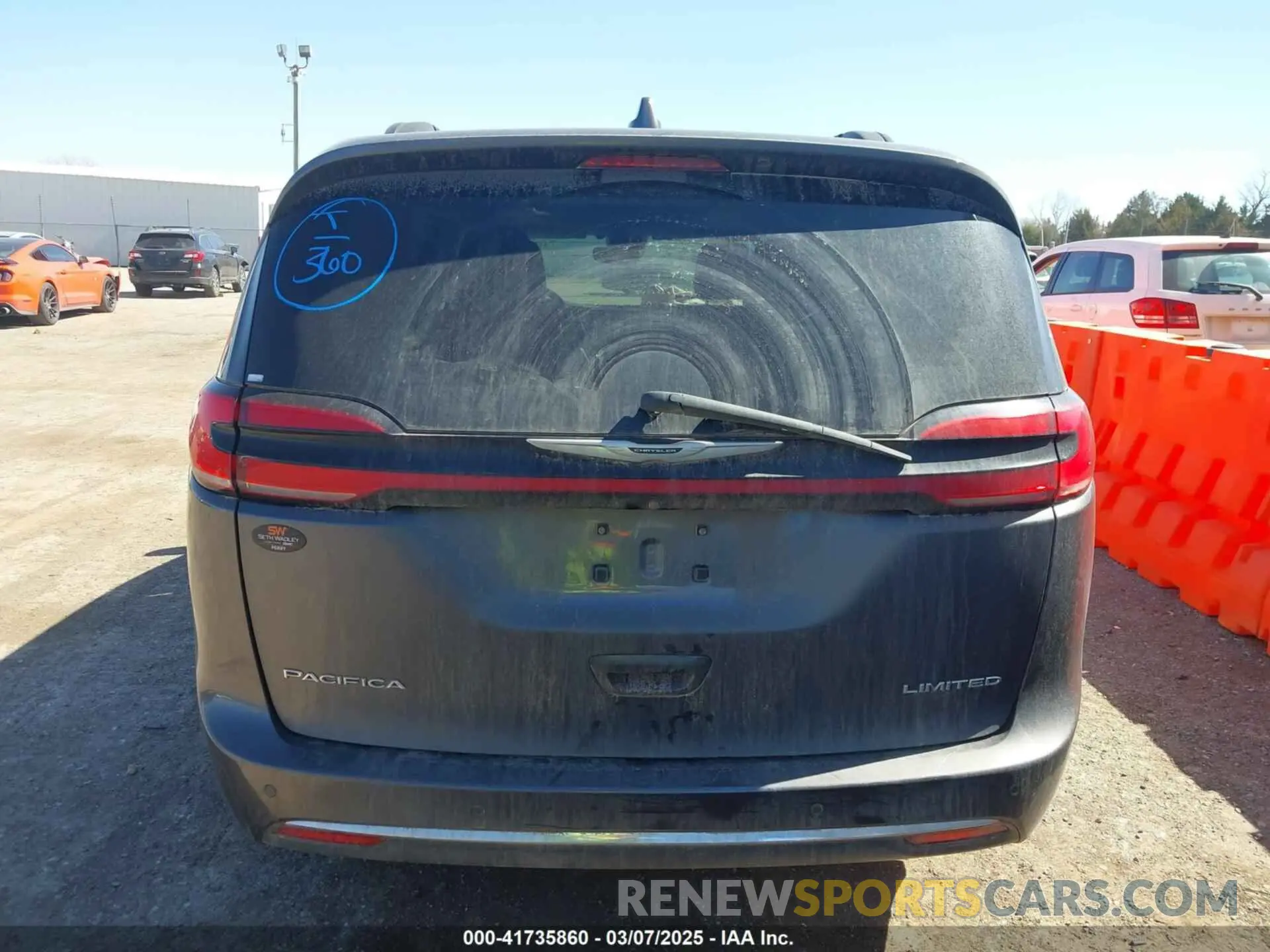 16 fotografías del automóvil dañado 2C4RC1GG6NR134127 CHRYSLER PACIFICA 2022