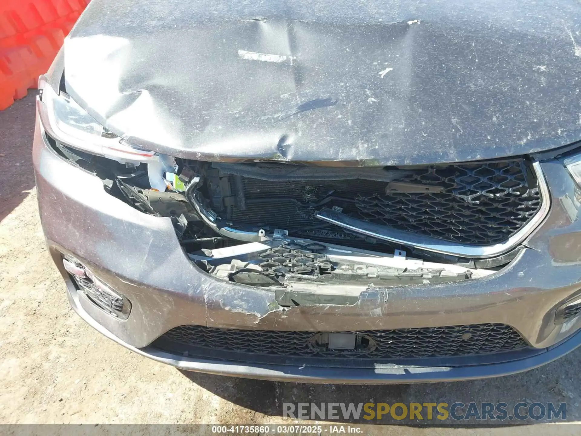 6 fotografías del automóvil dañado 2C4RC1GG6NR134127 CHRYSLER PACIFICA 2022
