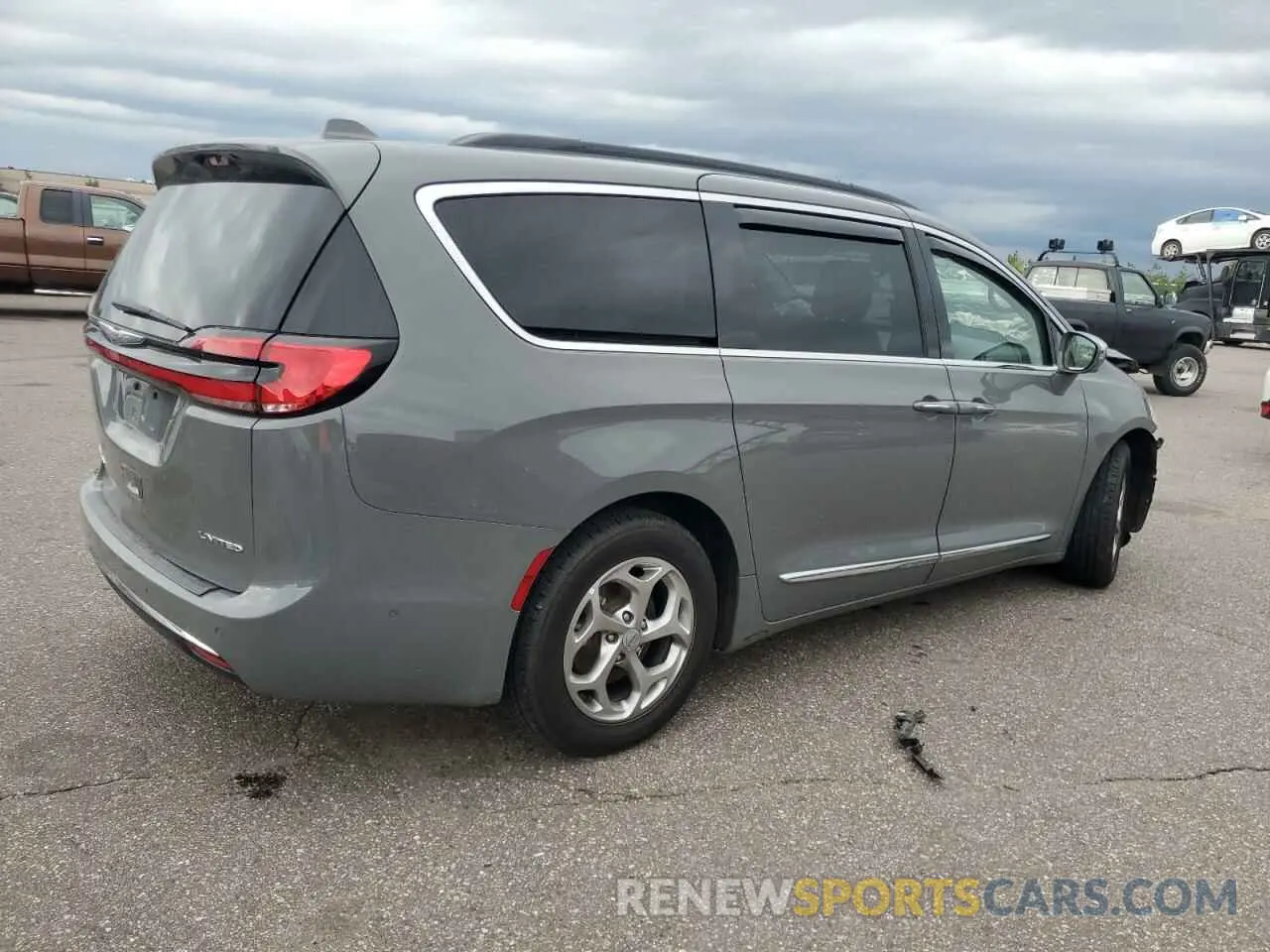 3 fotografías del automóvil dañado 2C4RC1GG8NR171034 CHRYSLER PACIFICA 2022