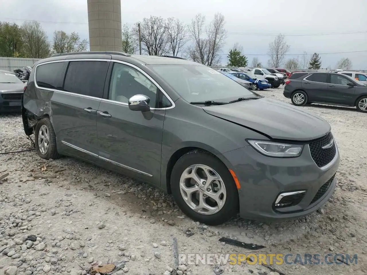 4 fotografías del automóvil dañado 2C4RC1GG9NR104524 CHRYSLER PACIFICA 2022