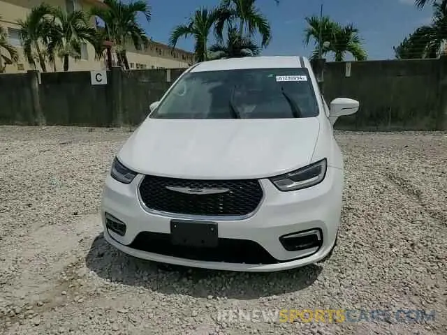 12 fotografías del automóvil dañado 2C4RC1L77NR129699 CHRYSLER PACIFICA 2022
