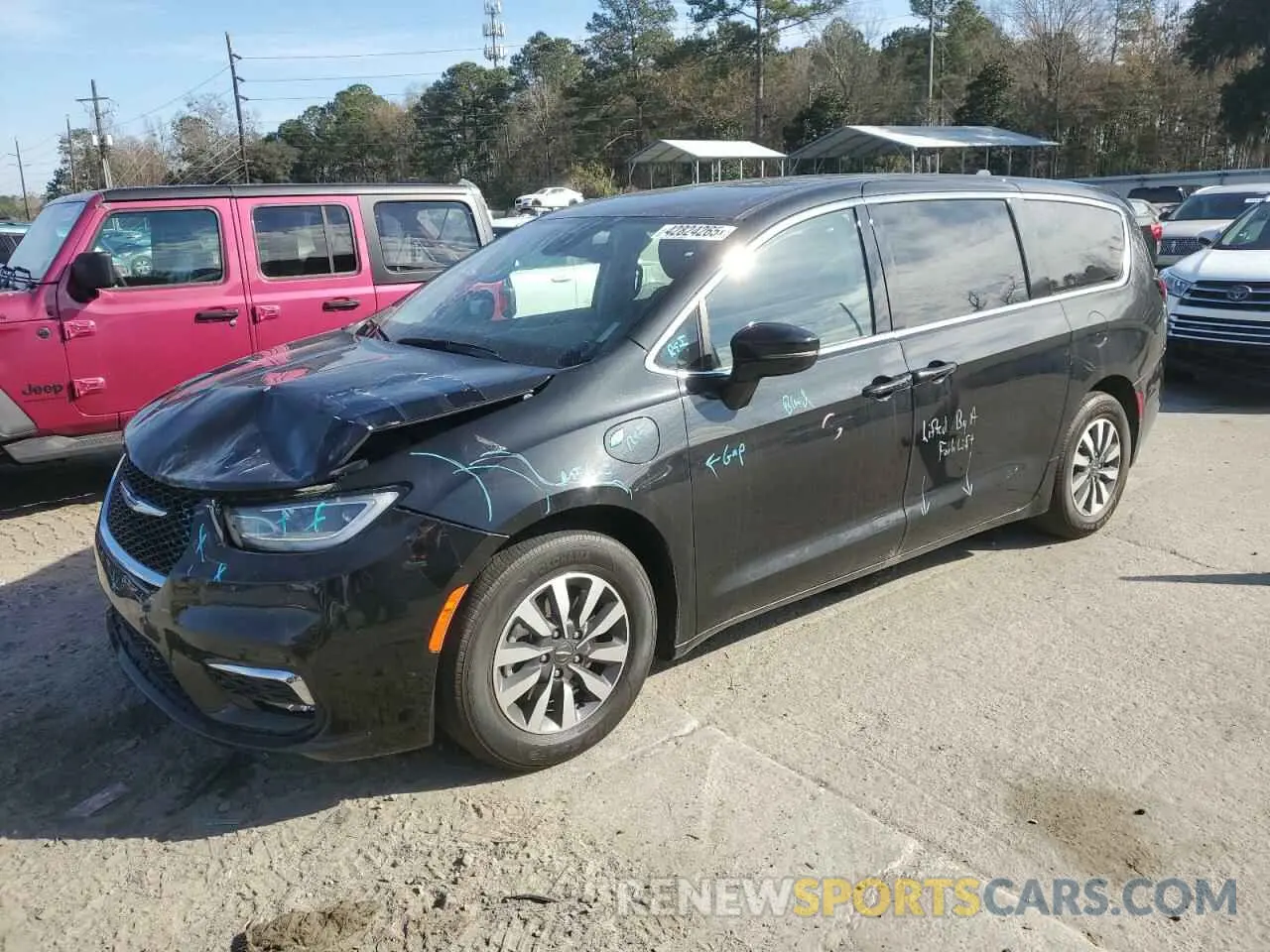 1 fotografías del automóvil dañado 2C4RC1L77NR207348 CHRYSLER PACIFICA 2022