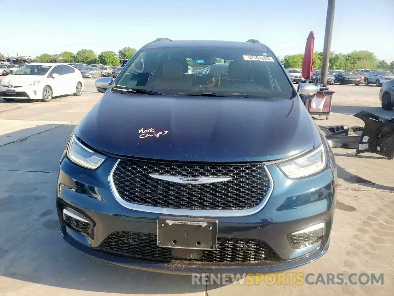 5 fotografías del automóvil dañado 2C4RC1N76NR211338 CHRYSLER PACIFICA 2022