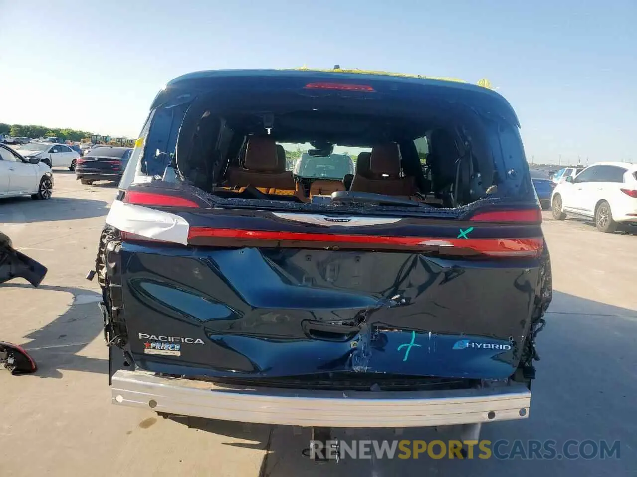 6 fotografías del automóvil dañado 2C4RC1N76NR211338 CHRYSLER PACIFICA 2022