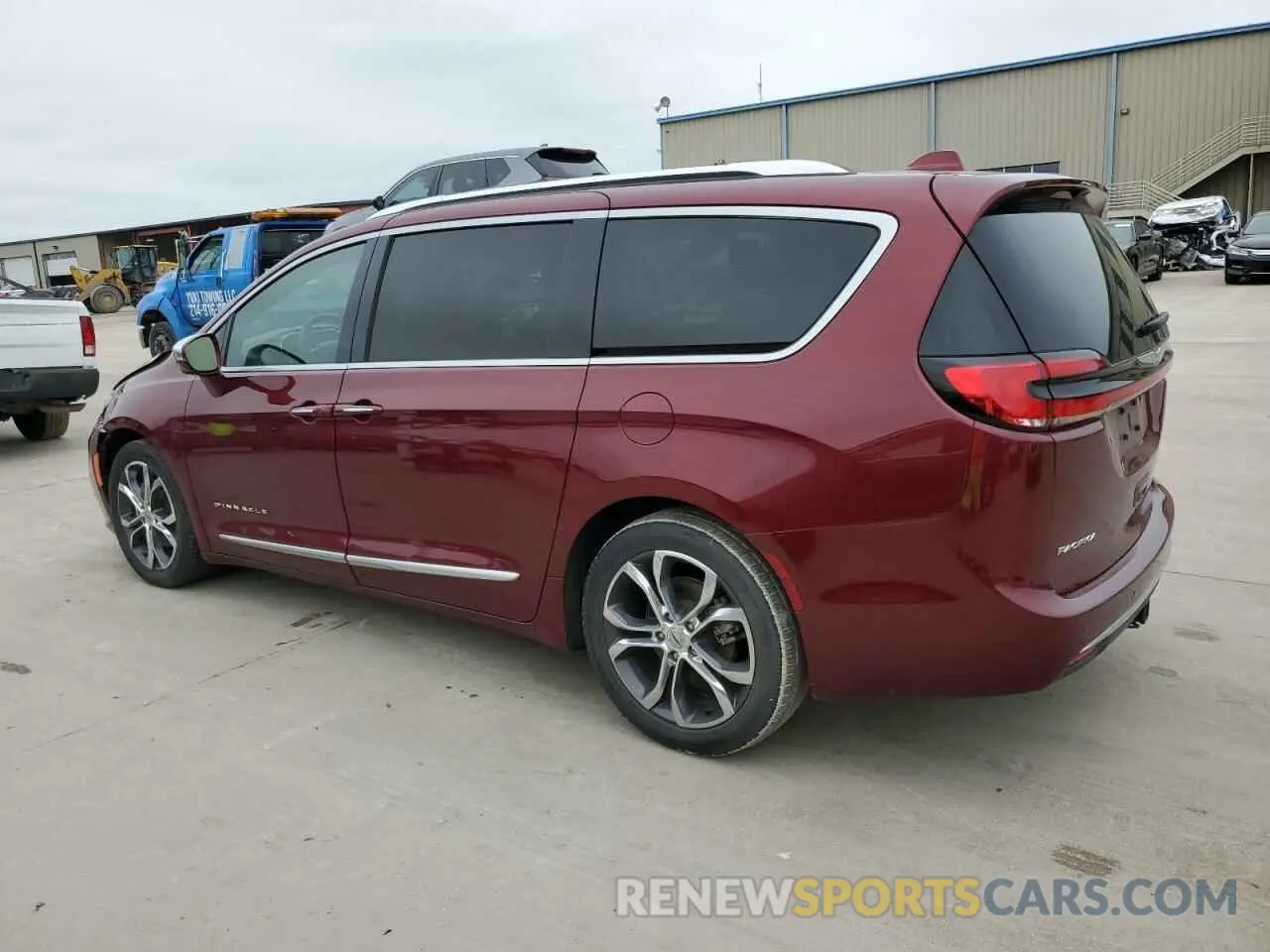 2 fotografías del automóvil dañado 2C4RC1PG0NR173358 CHRYSLER PACIFICA 2022