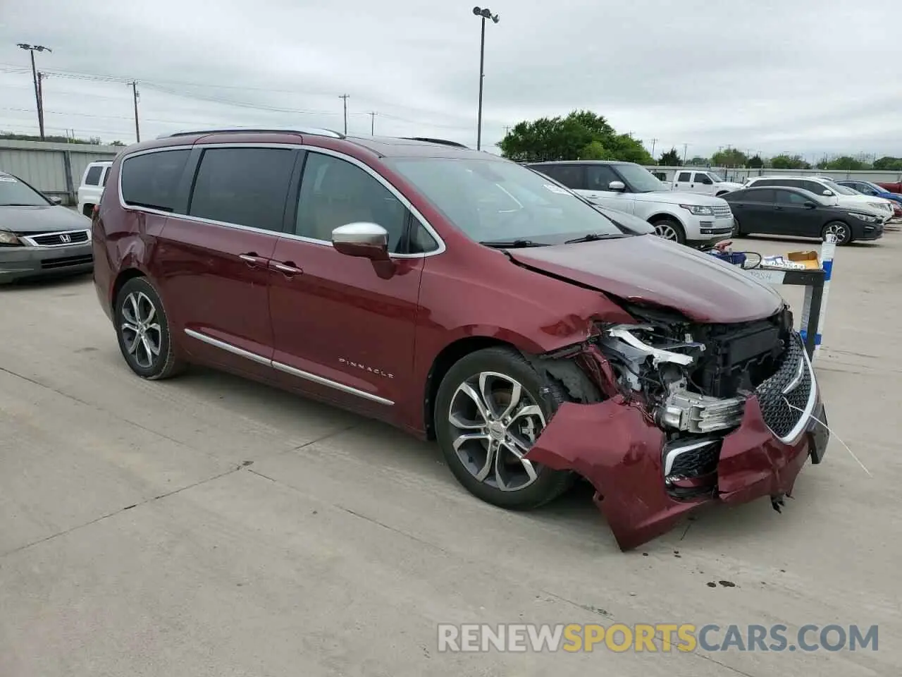 4 fotografías del automóvil dañado 2C4RC1PG0NR173358 CHRYSLER PACIFICA 2022