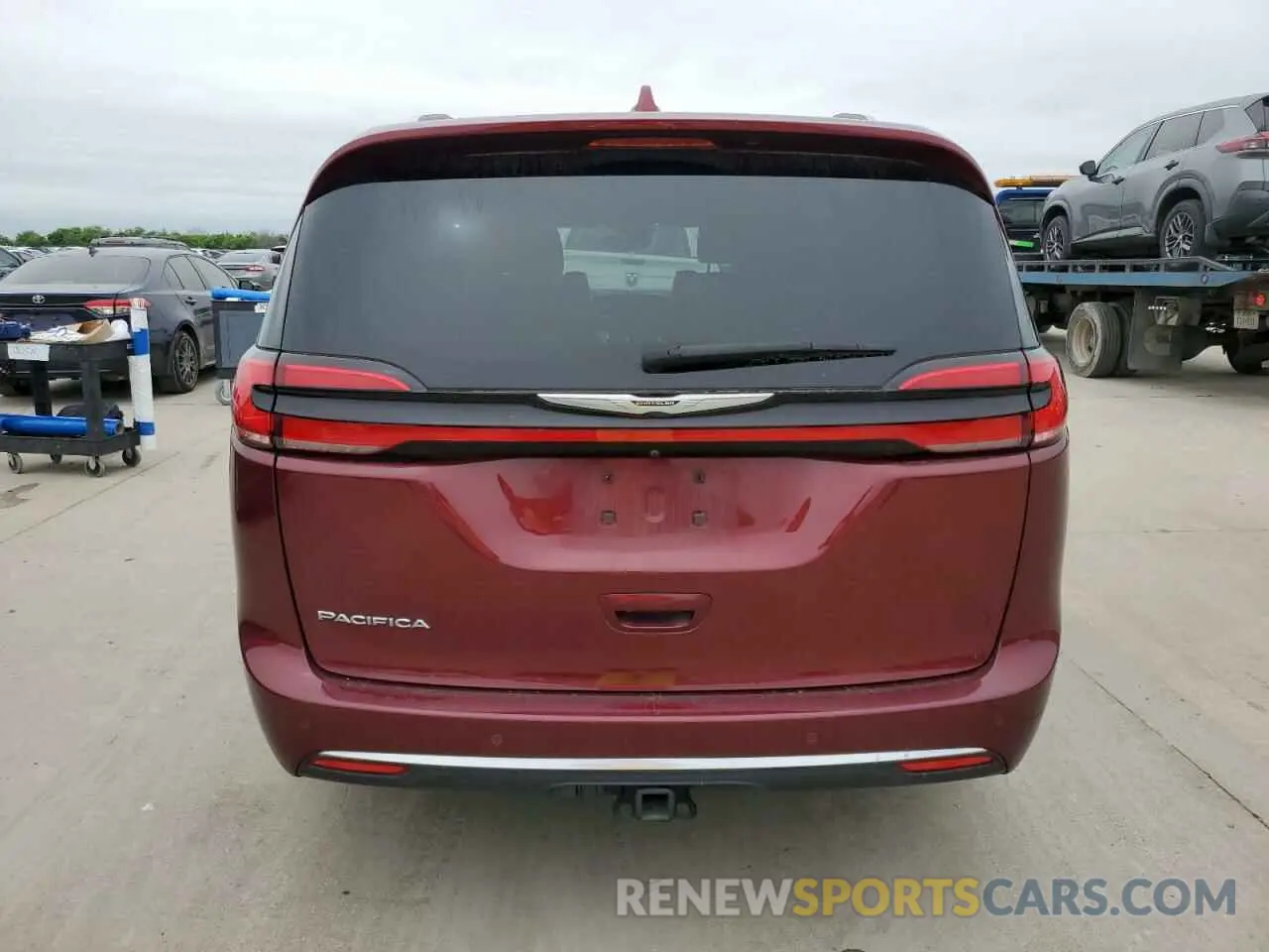 6 fotografías del automóvil dañado 2C4RC1PG0NR173358 CHRYSLER PACIFICA 2022