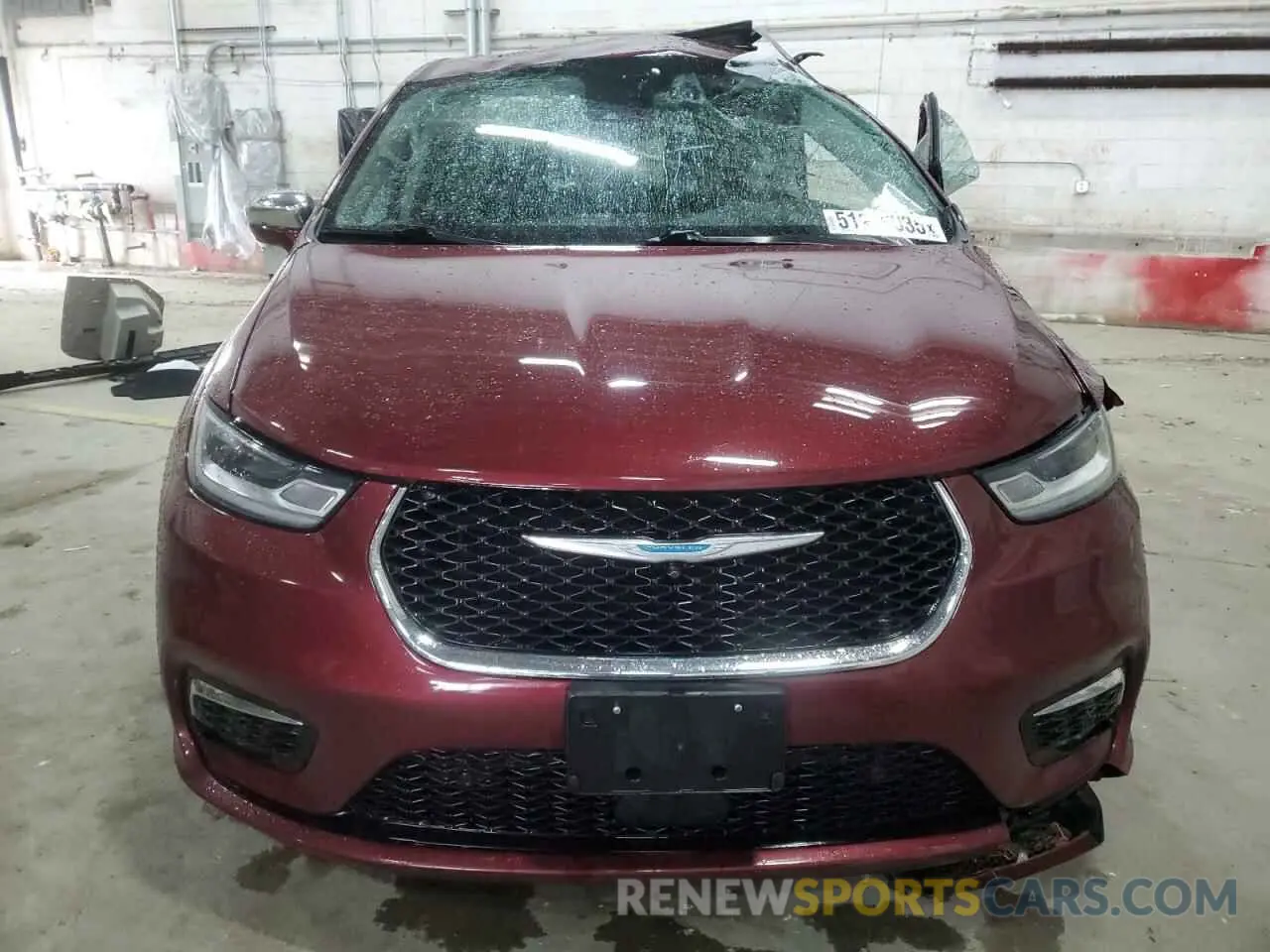 5 fotografías del automóvil dañado 2C4RC1S70NR183573 CHRYSLER PACIFICA 2022