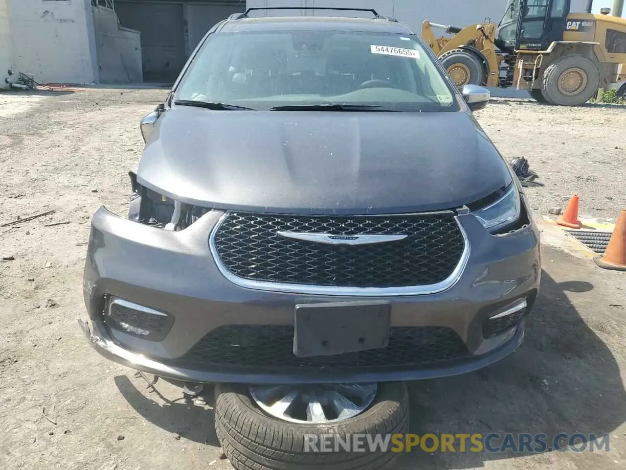 5 fotografías del automóvil dañado 2C4RC1S76NR196781 CHRYSLER PACIFICA 2022