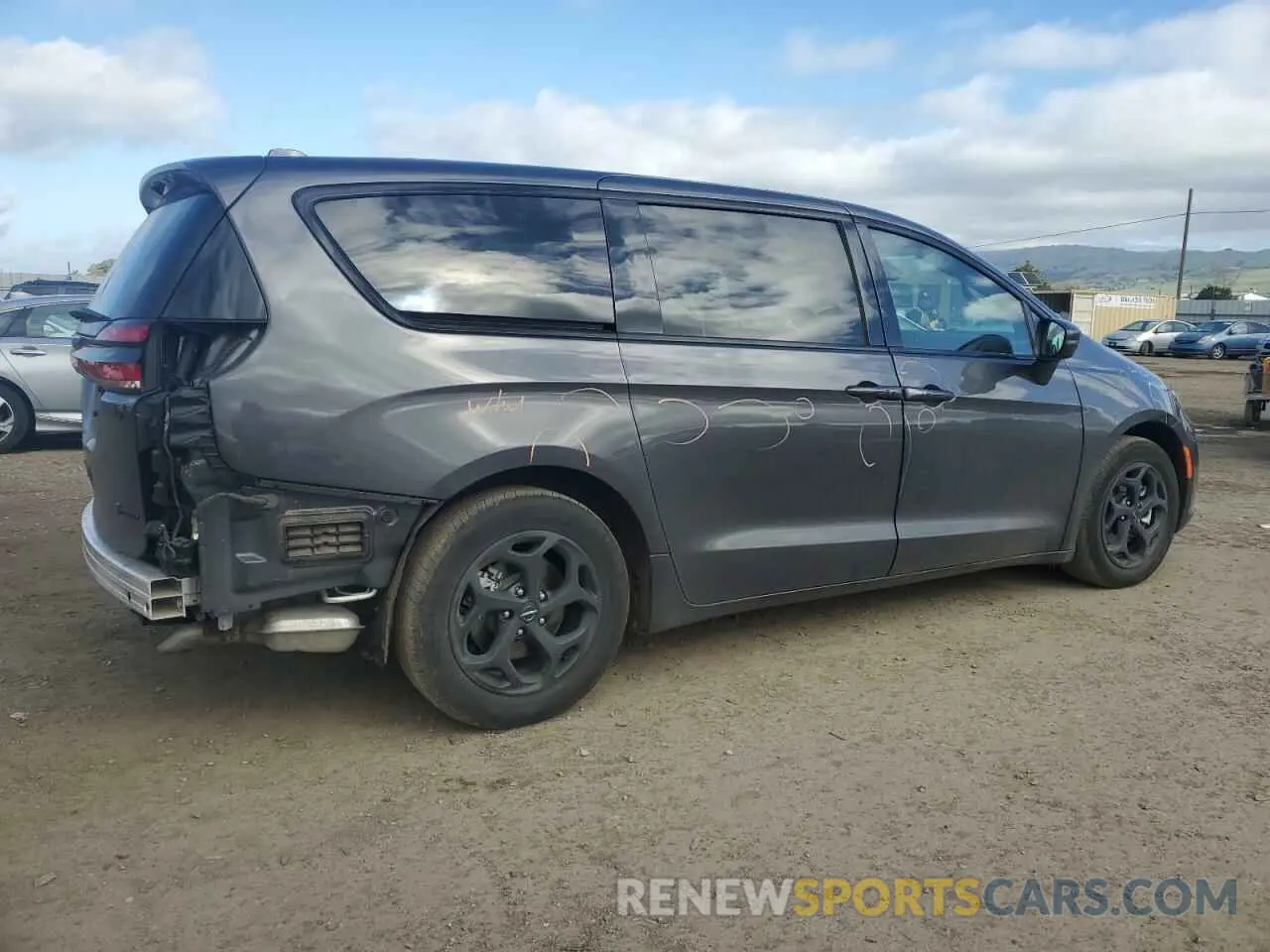 3 fotografías del automóvil dañado 2C4RC1S77NR208193 CHRYSLER PACIFICA 2022
