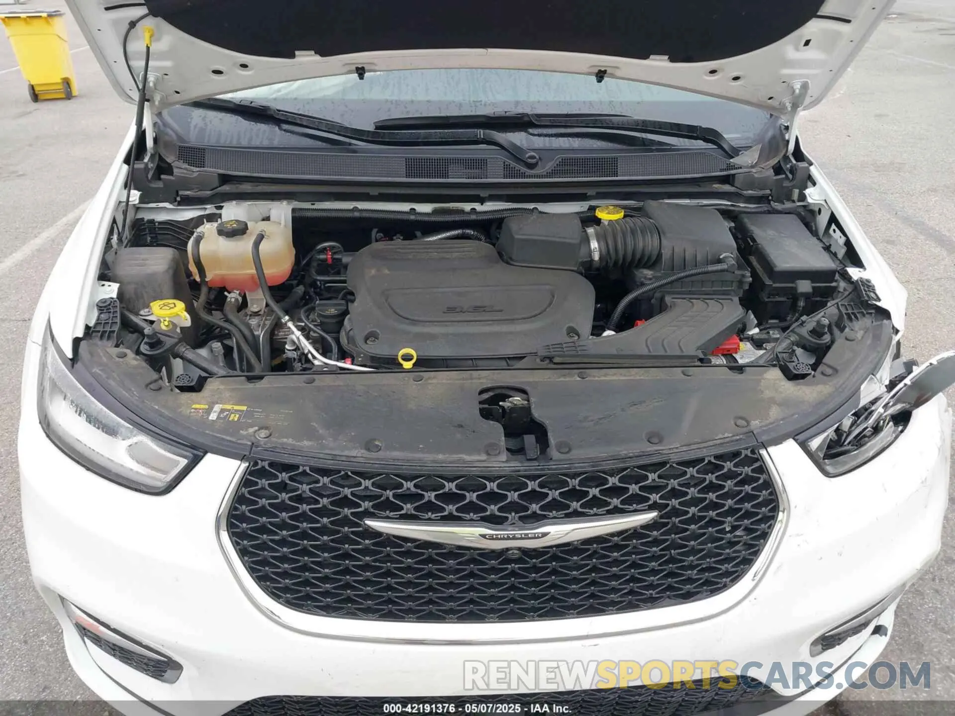 10 fotografías del automóvil dañado 2C4RC3BG1NR156622 CHRYSLER PACIFICA 2022