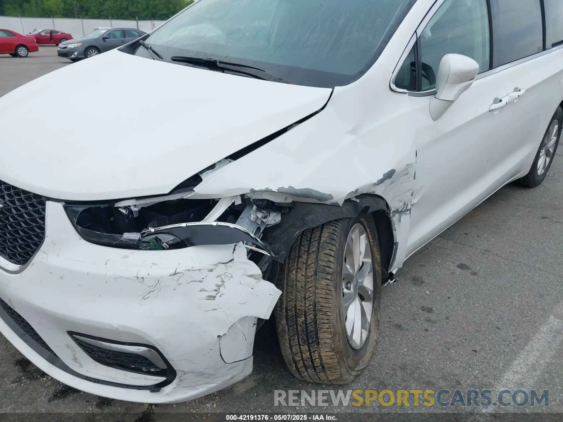 6 fotografías del automóvil dañado 2C4RC3BG1NR156622 CHRYSLER PACIFICA 2022