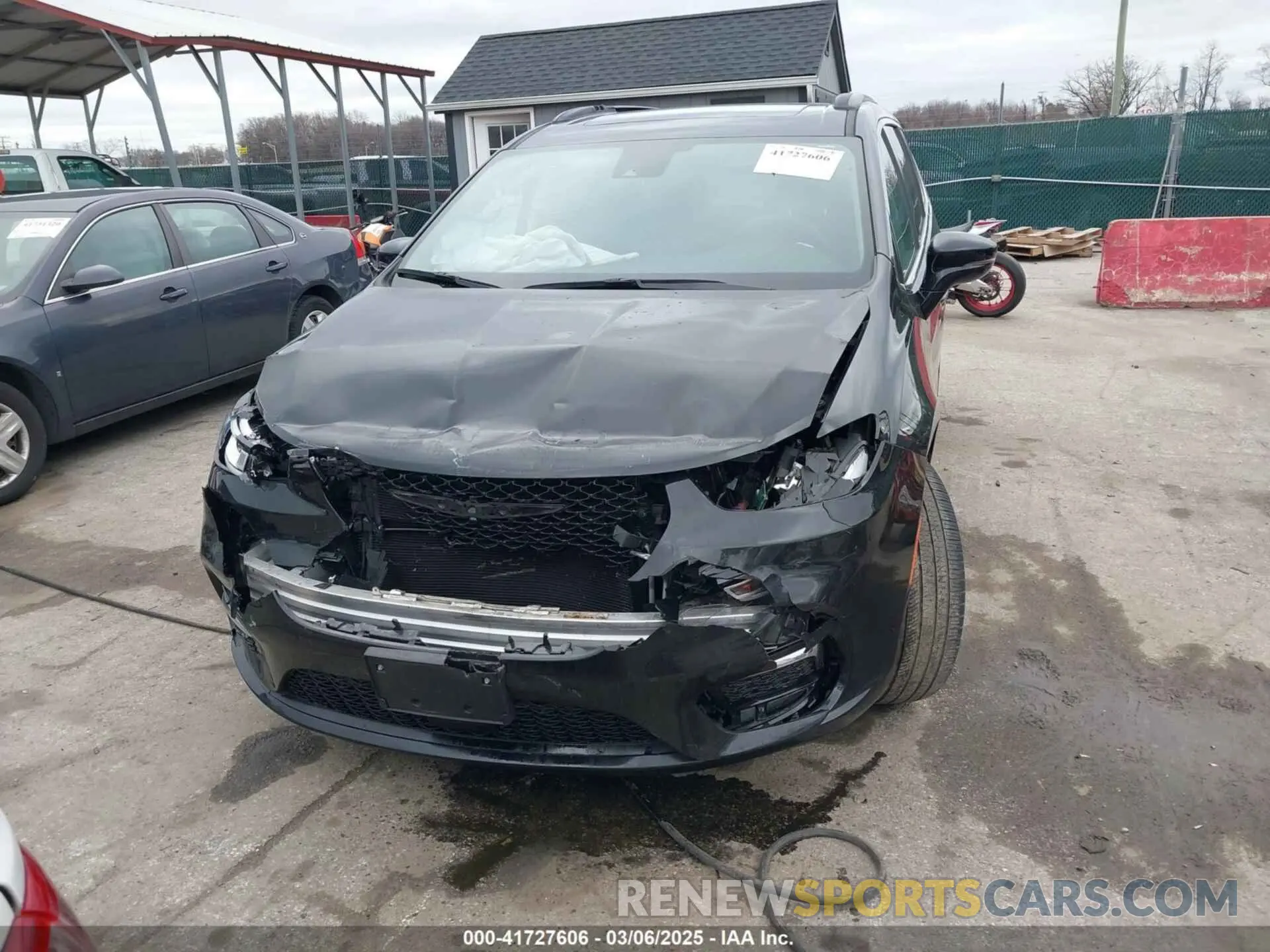 12 fotografías del automóvil dañado 2C4RC3BG6NR164599 CHRYSLER PACIFICA 2022