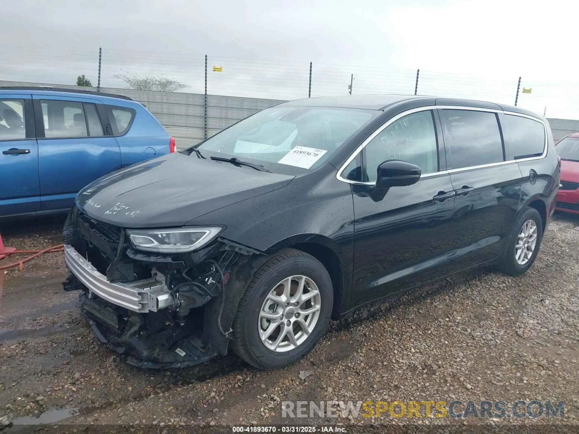 2 fotografías del automóvil dañado 2C4RC1BG1PR596847 CHRYSLER PACIFICA 2023