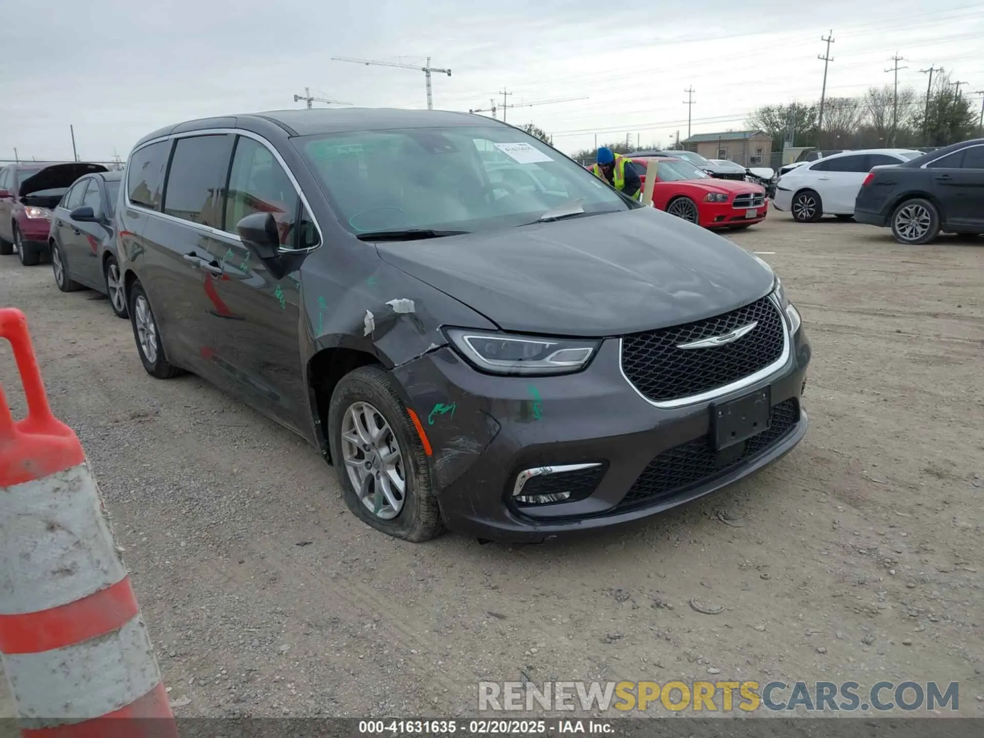 1 fotografías del automóvil dañado 2C4RC1BG2PR550444 CHRYSLER PACIFICA 2023