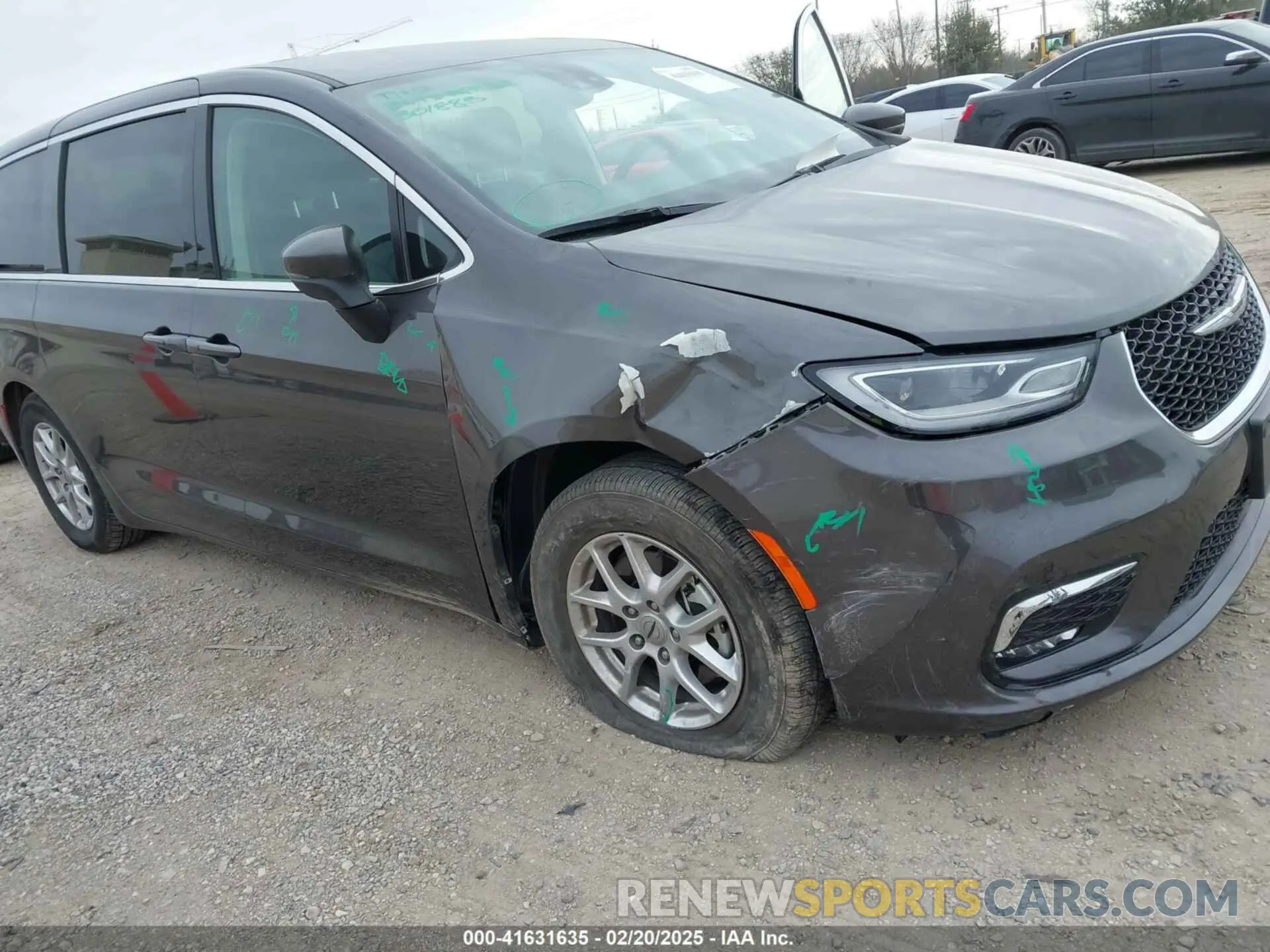 6 fotografías del automóvil dañado 2C4RC1BG2PR550444 CHRYSLER PACIFICA 2023