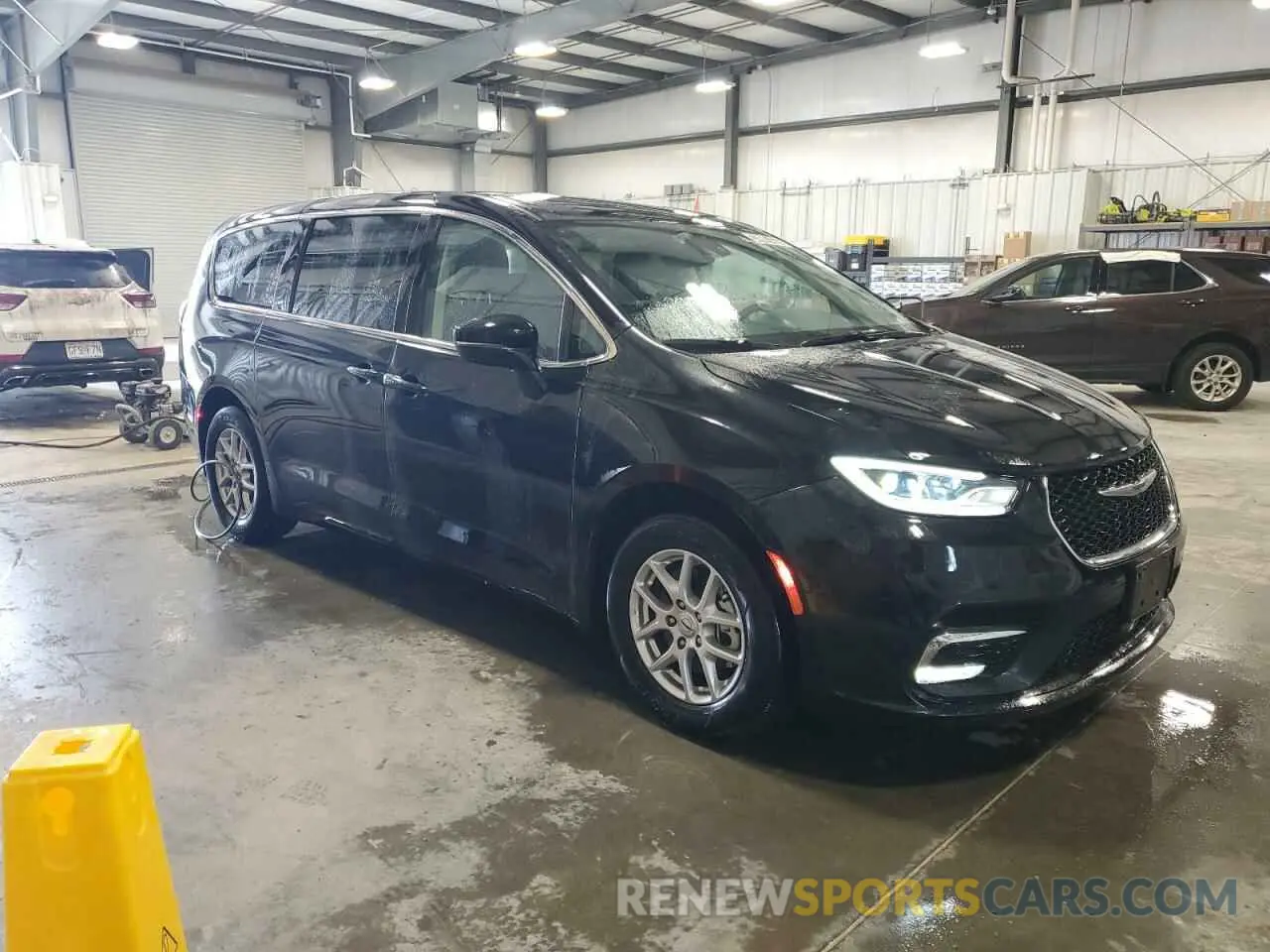 4 fotografías del automóvil dañado 2C4RC1BG4PR566581 CHRYSLER PACIFICA 2023
