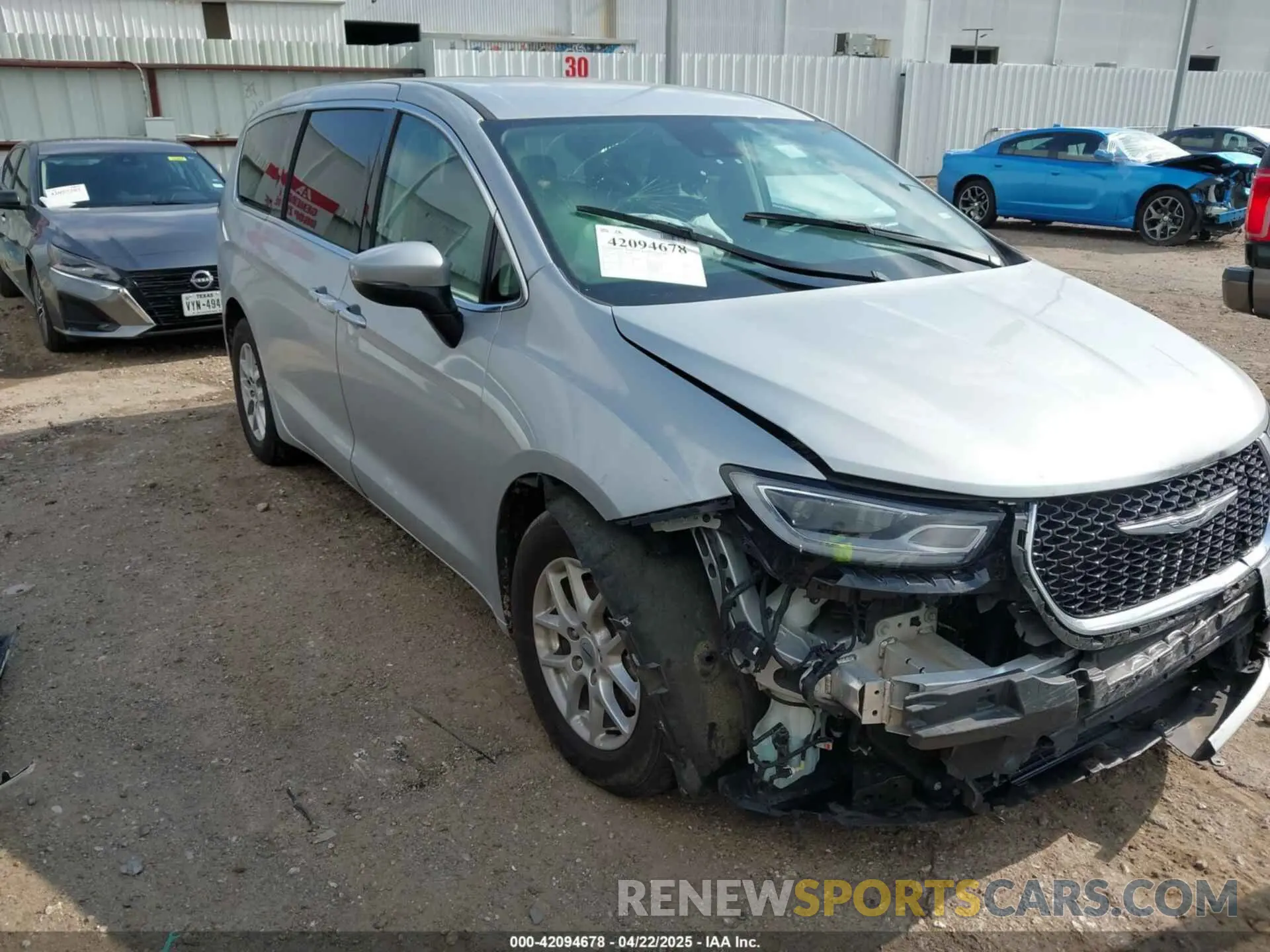 1 fotografías del automóvil dañado 2C4RC1BG4PR594204 CHRYSLER PACIFICA 2023
