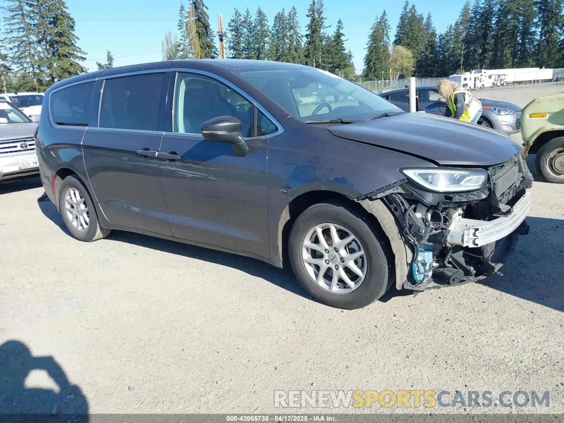 1 fotografías del automóvil dañado 2C4RC1BG5PR550499 CHRYSLER PACIFICA 2023
