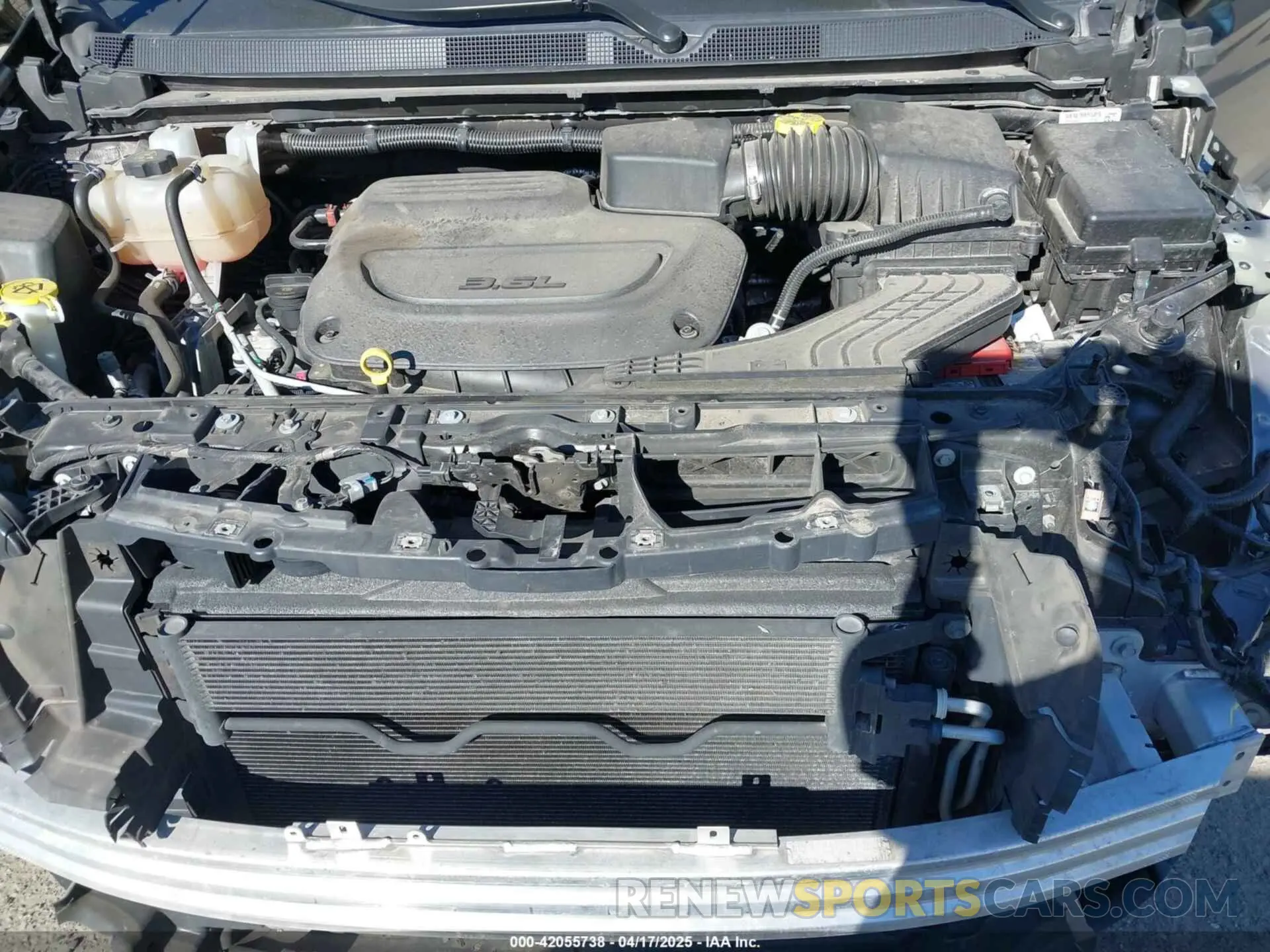 10 fotografías del automóvil dañado 2C4RC1BG5PR550499 CHRYSLER PACIFICA 2023