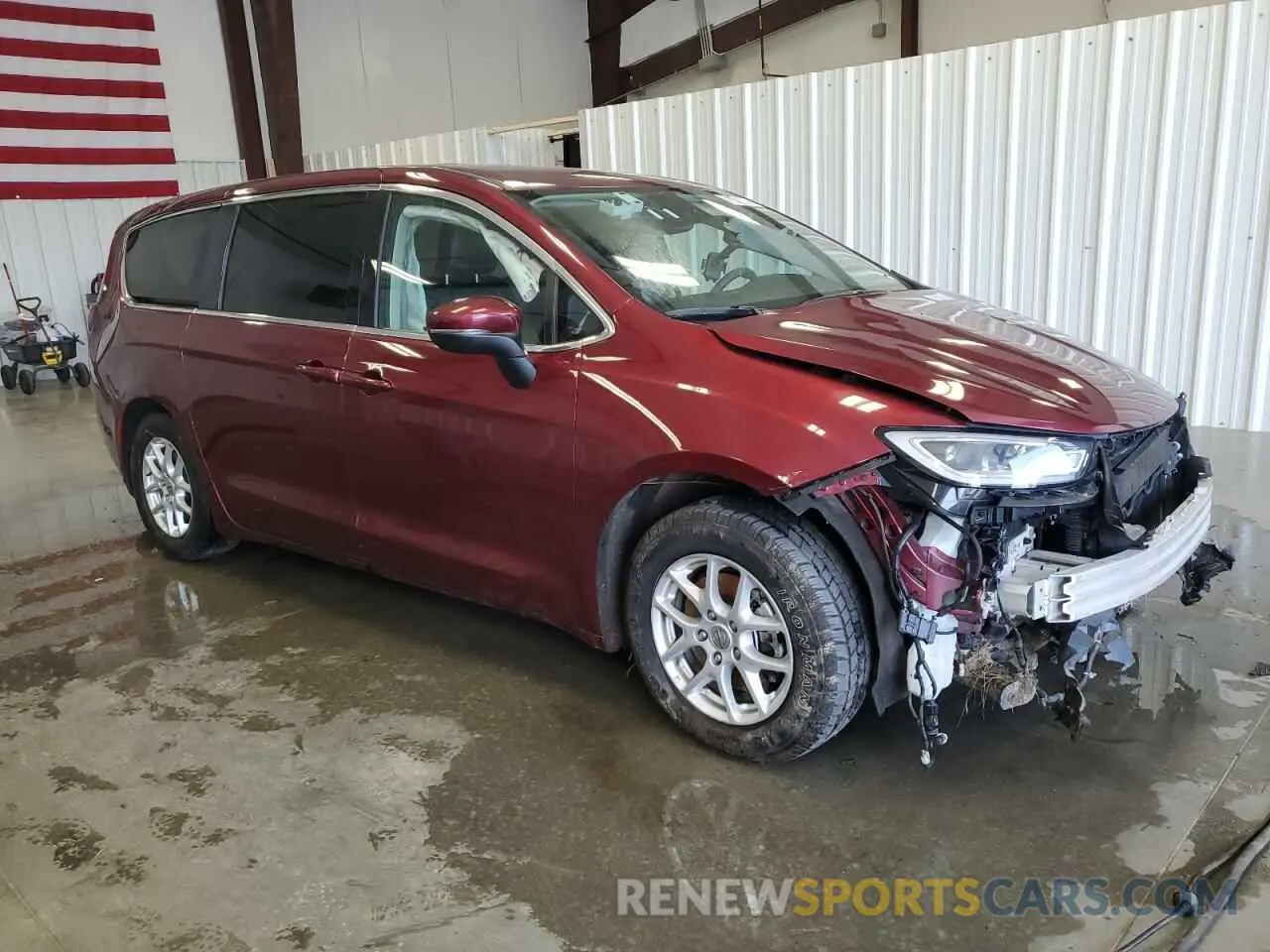 4 fotografías del automóvil dañado 2C4RC1BG7PR566946 CHRYSLER PACIFICA 2023