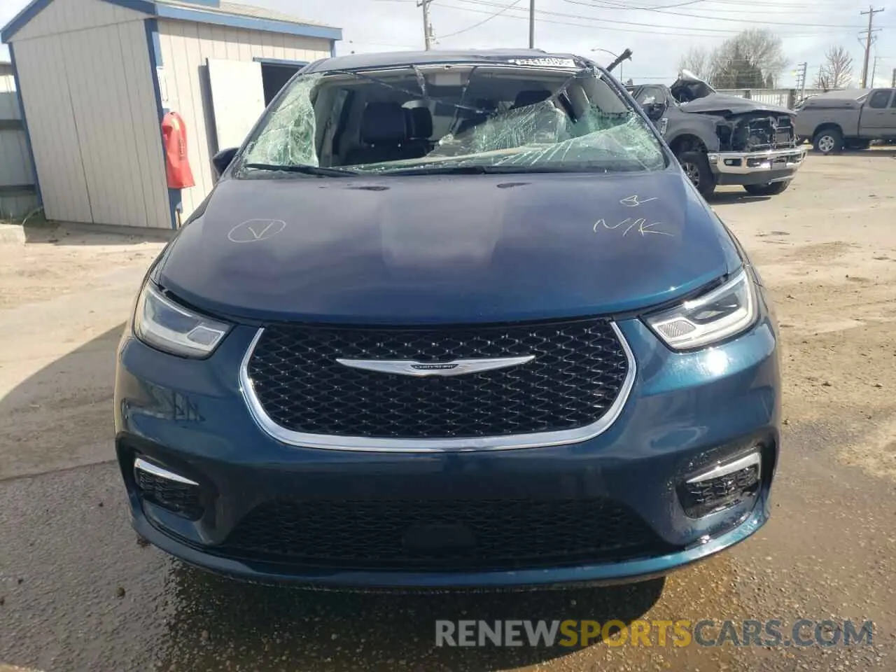 5 fotografías del automóvil dañado 2C4RC1BG7PR578384 CHRYSLER PACIFICA 2023