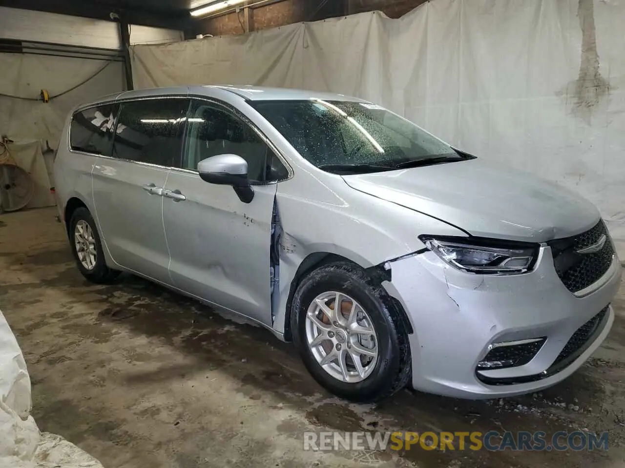 4 fotografías del automóvil dañado 2C4RC1BG7PR590986 CHRYSLER PACIFICA 2023