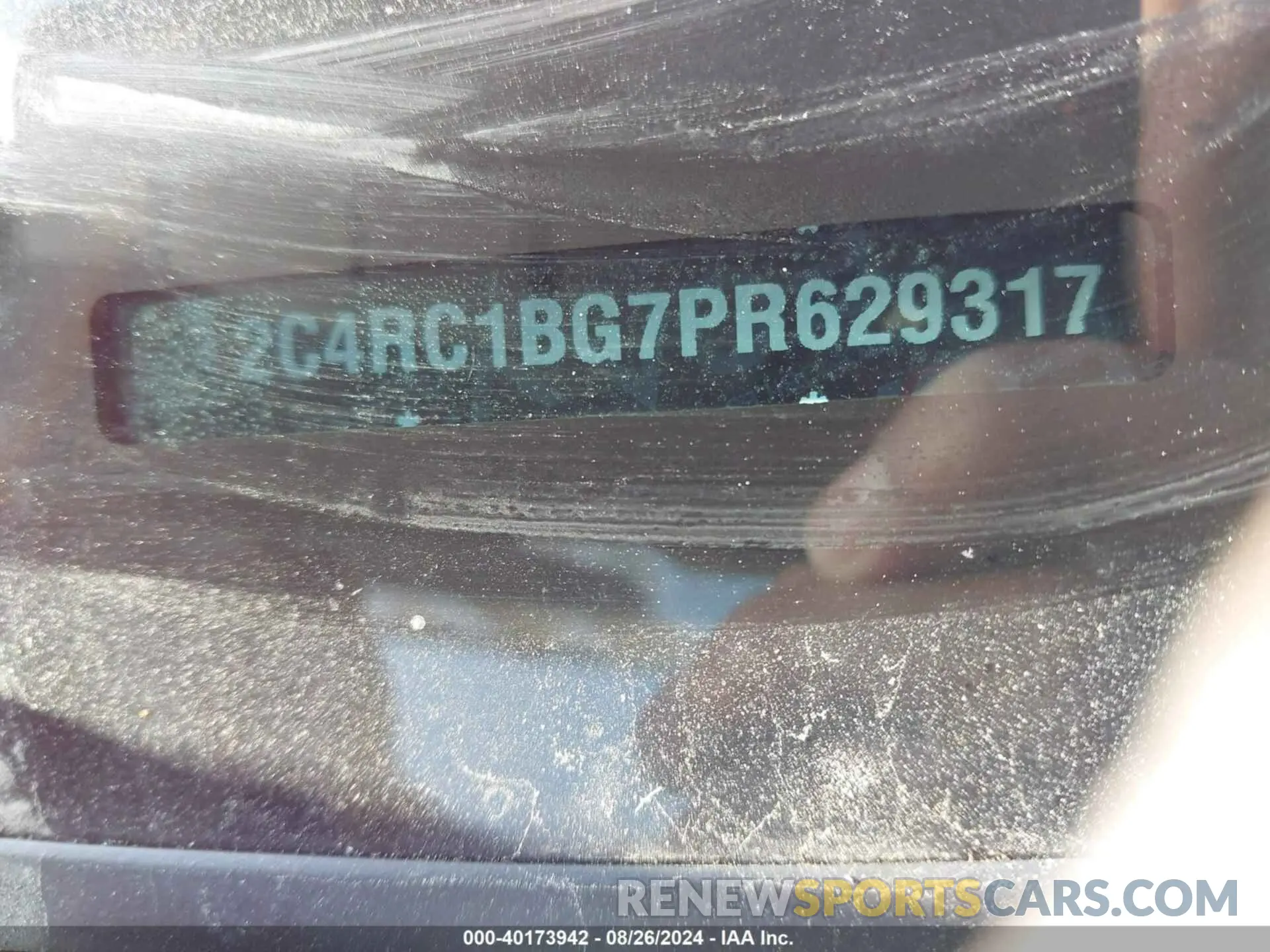 9 fotografías del automóvil dañado 2C4RC1BG7PR629317 CHRYSLER PACIFICA 2023