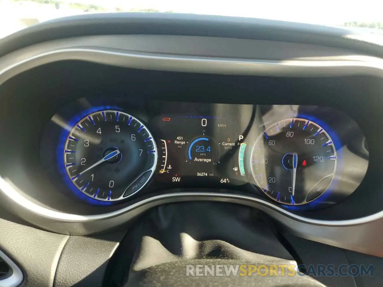 9 fotografías del automóvil dañado 2C4RC1BG8PR587000 CHRYSLER PACIFICA 2023