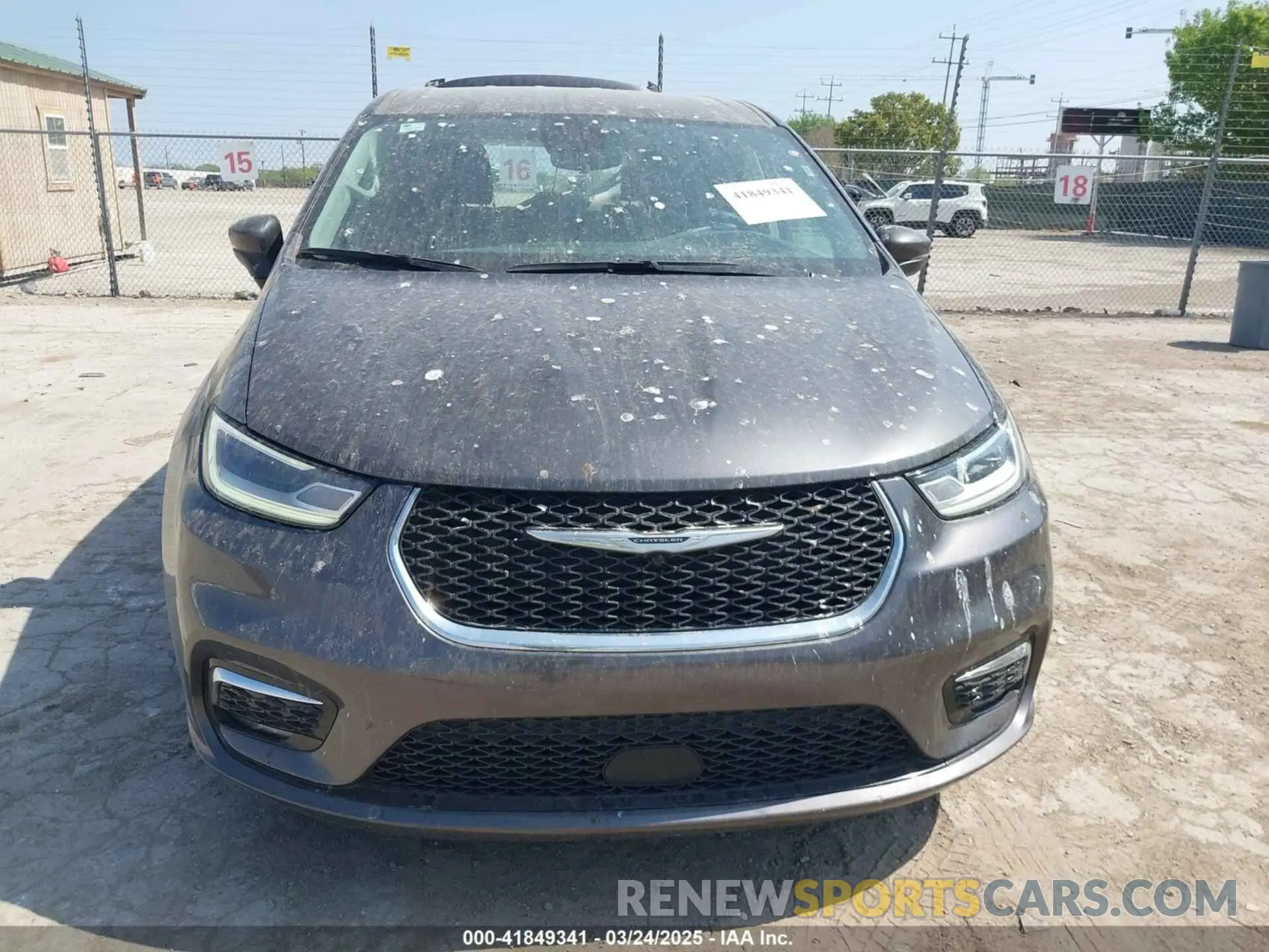 12 fotografías del automóvil dañado 2C4RC1BG9PR600787 CHRYSLER PACIFICA 2023