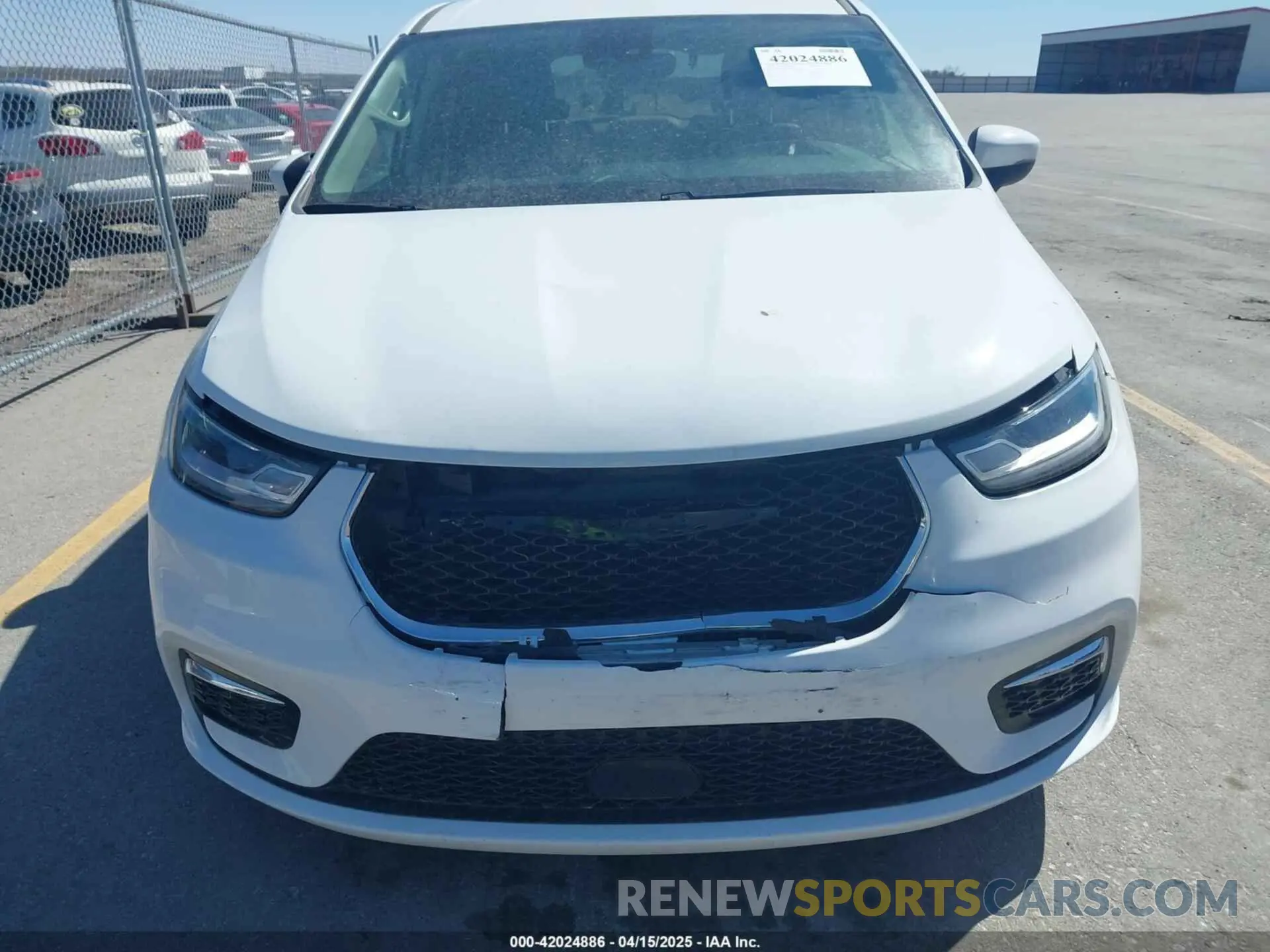 6 fotografías del automóvil dañado 2C4RC1BGXPR547212 CHRYSLER PACIFICA 2023