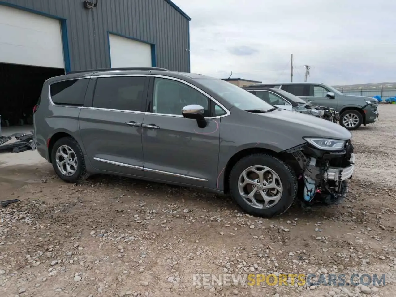 4 fotografías del automóvil dañado 2C4RC1GG2PR520384 CHRYSLER PACIFICA 2023