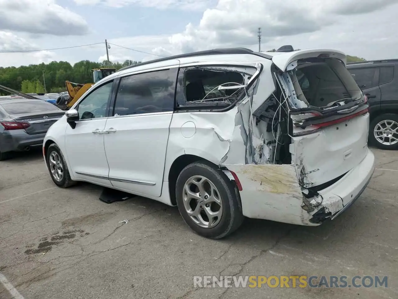 2 fotografías del automóvil dañado 2C4RC1GG2PR530879 CHRYSLER PACIFICA 2023